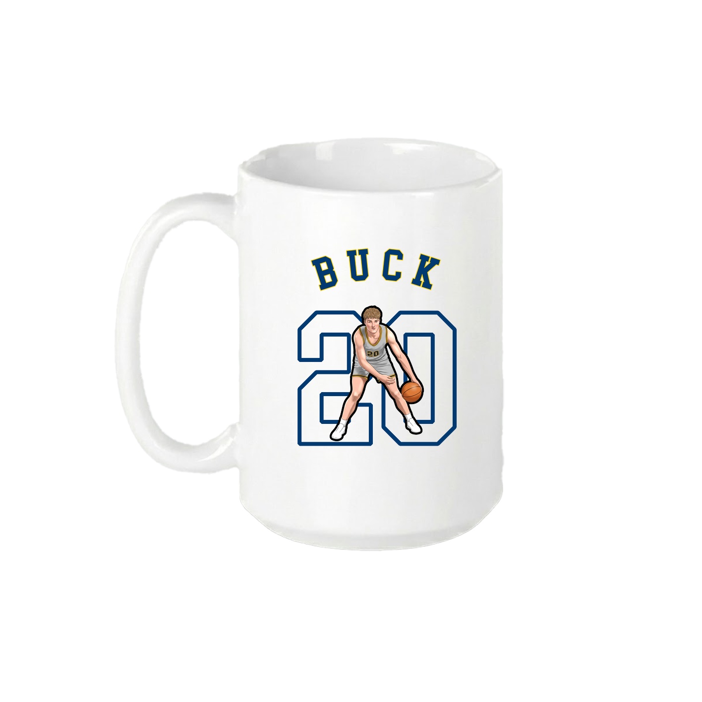 15oz Coffee Mug — Shirsey Arch in White