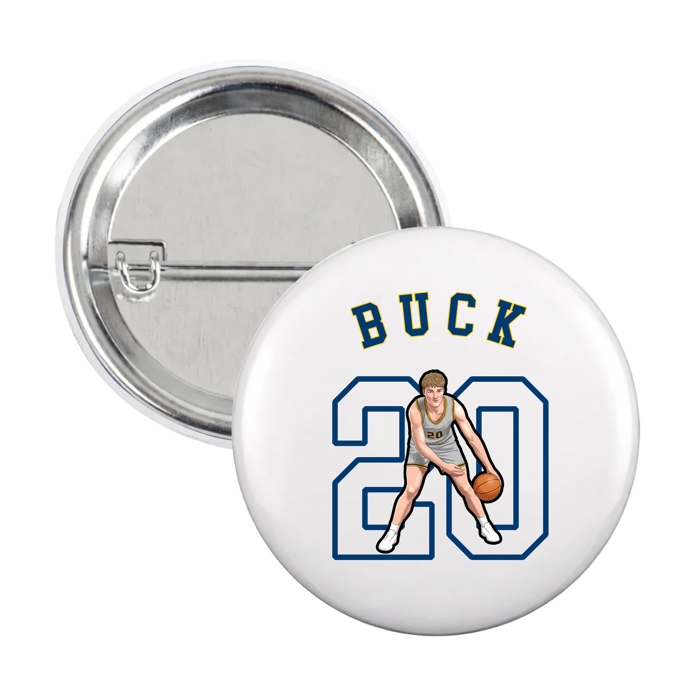 Game Day Button — Shirsey Arch in White