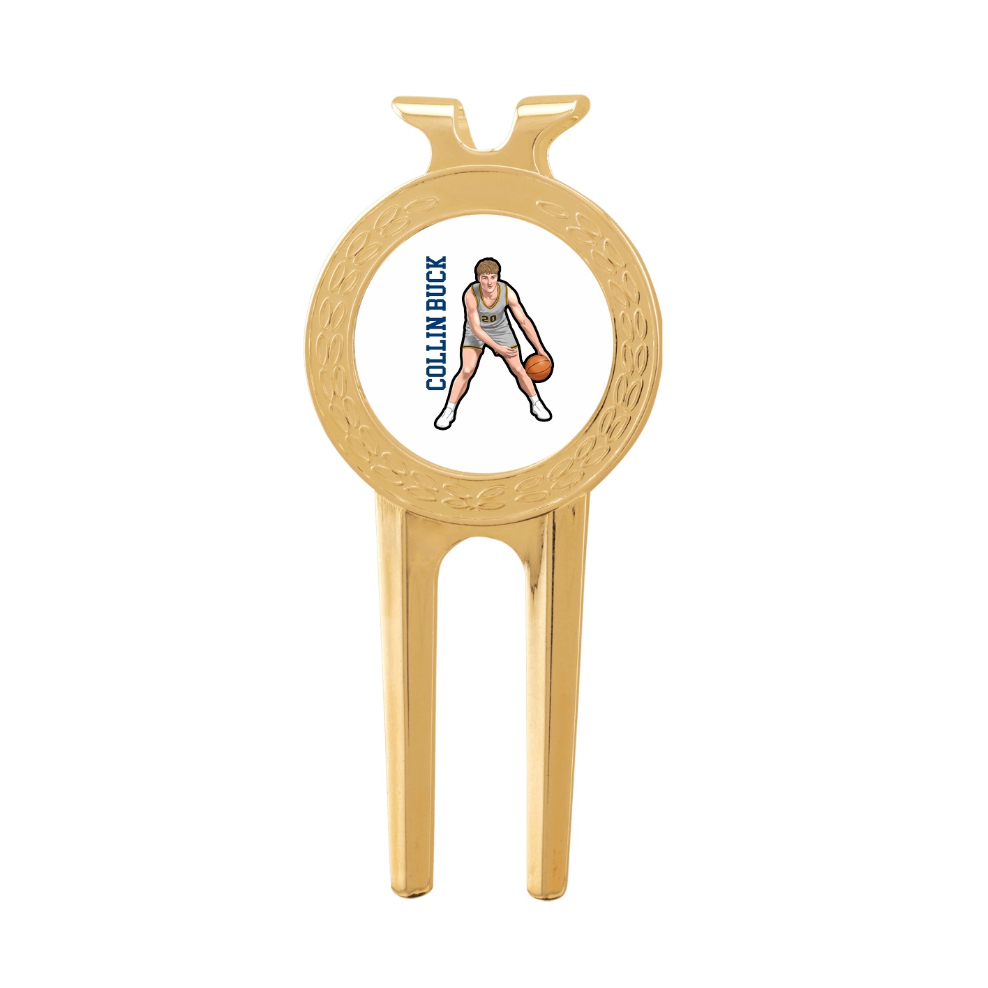Divot Tool with Ball Marker — Name Vertical in Classic