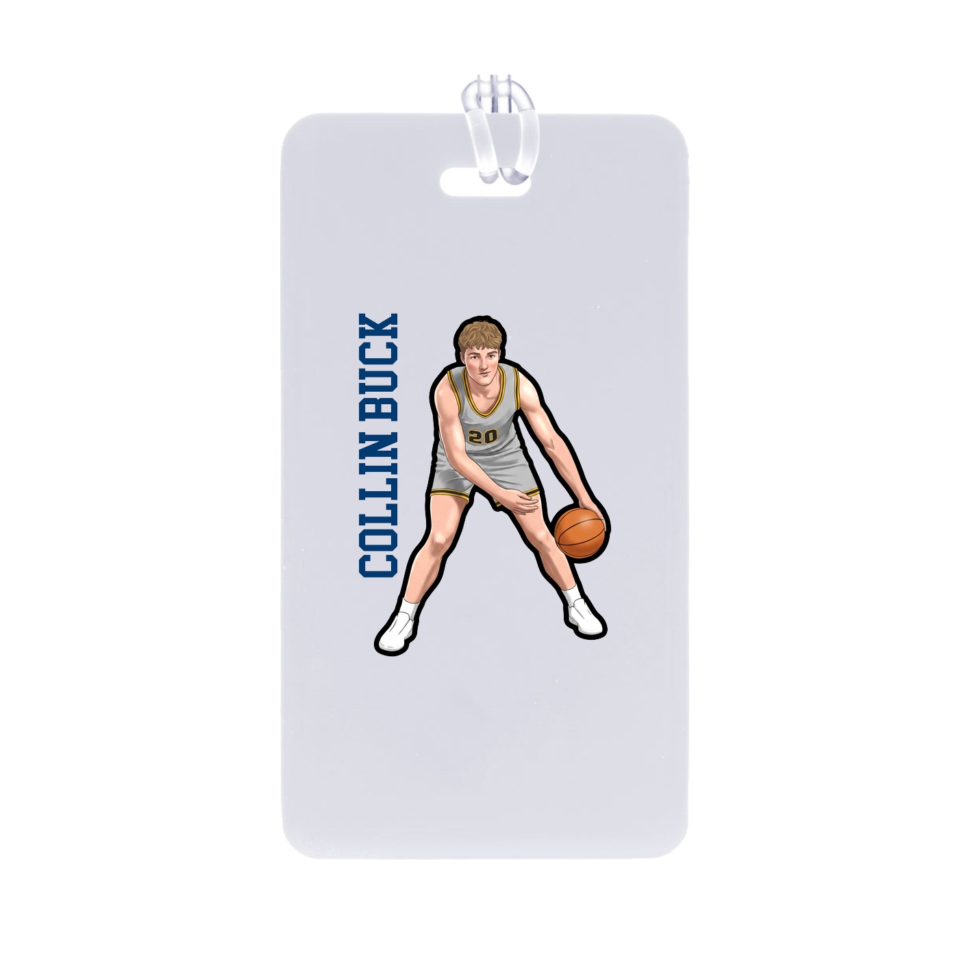 Bag Tag — Name Vertical in Classic