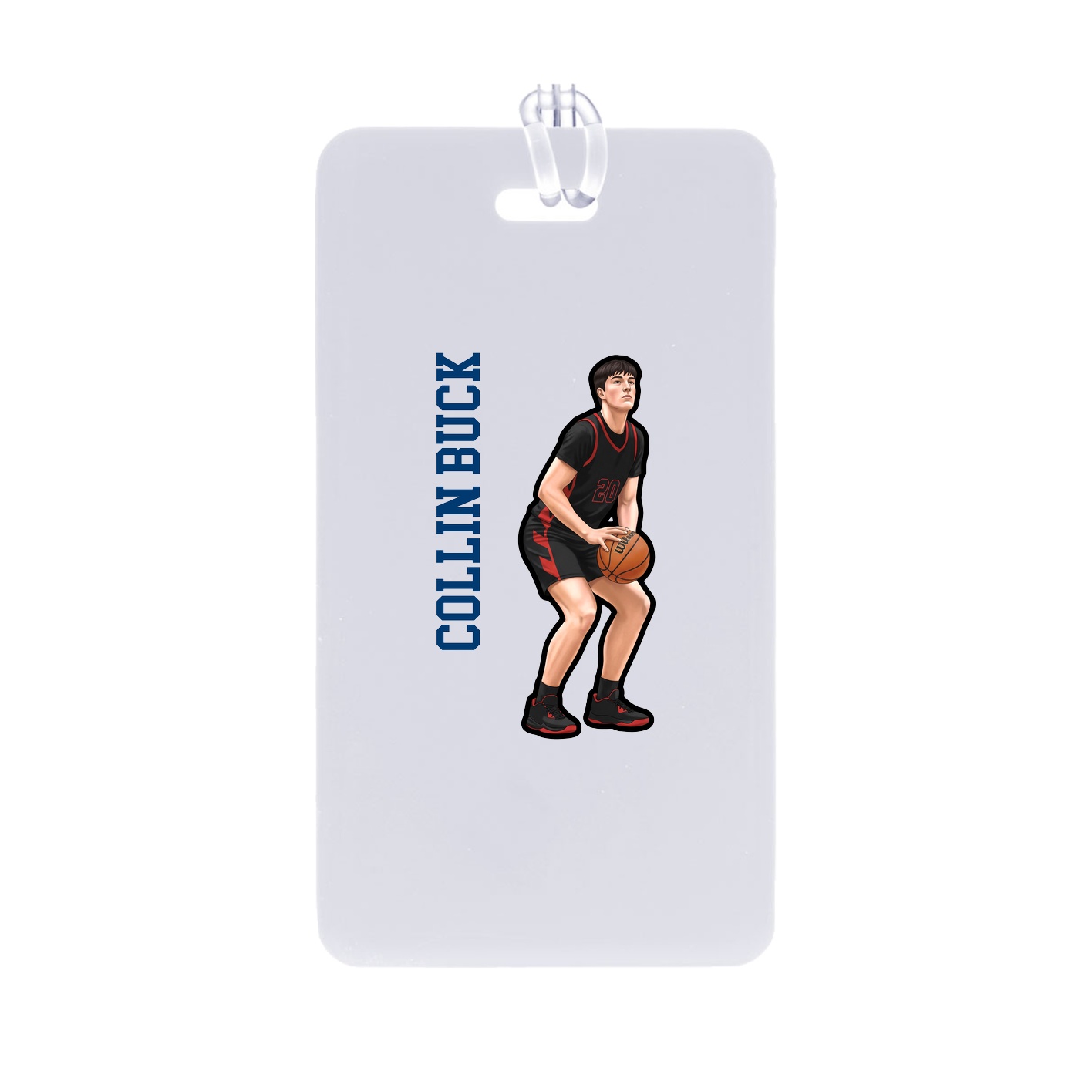 Bag Tag — Name Vertical in Classic