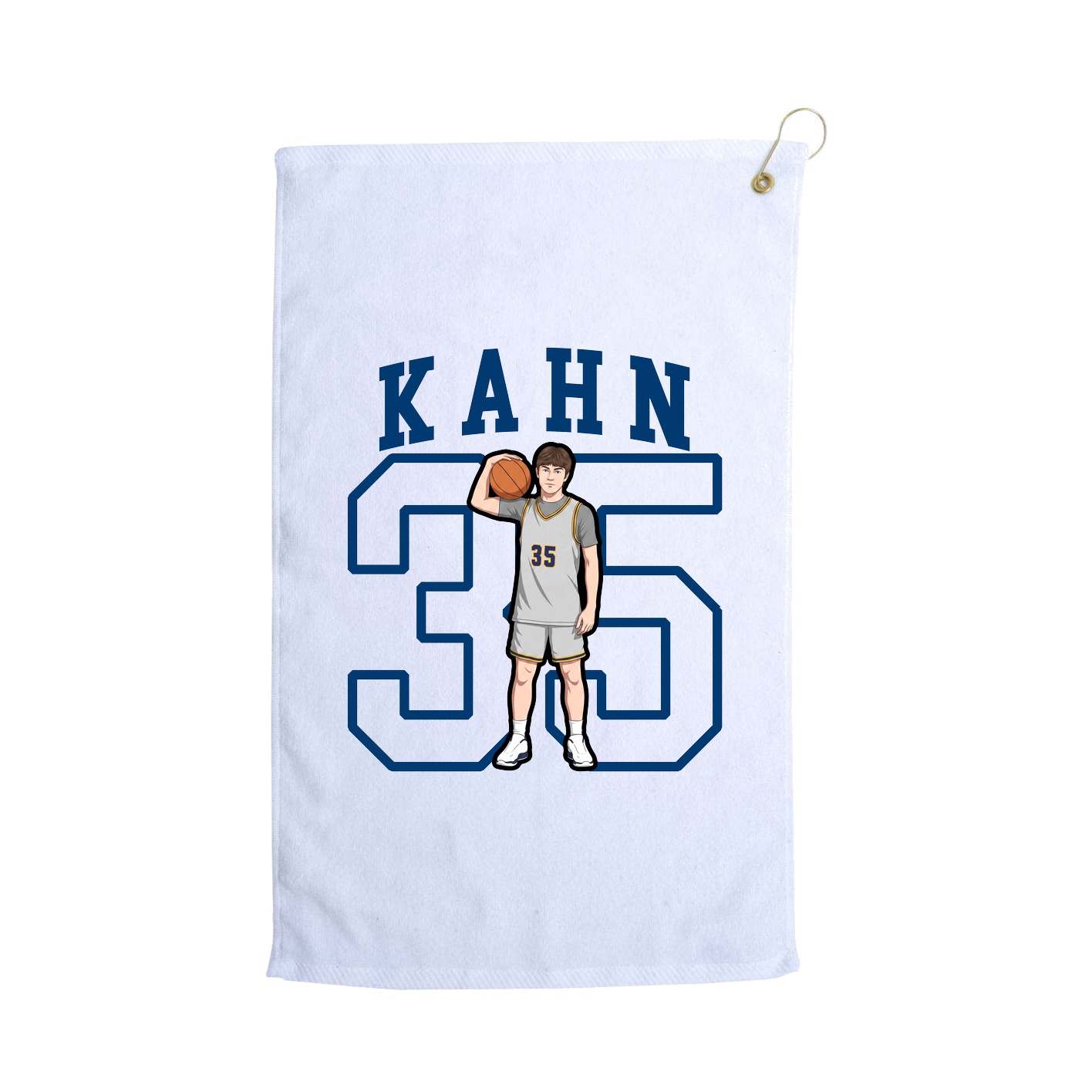 Golf Towel — Shirsey in White