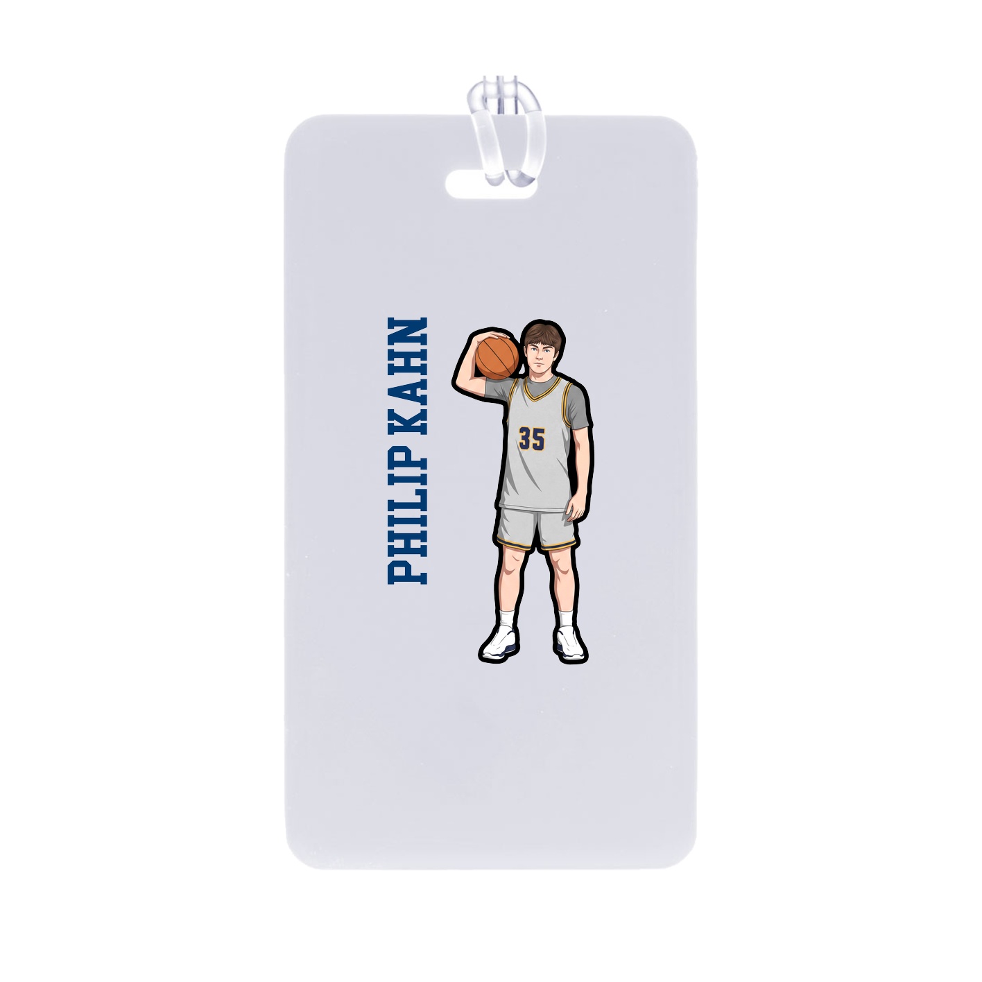 Bag Tag — Name Vertical in Classic