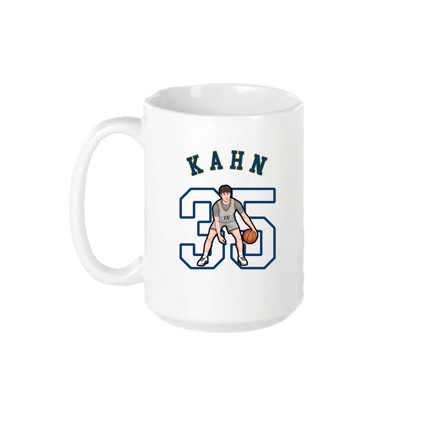 15oz Coffee Mug — Shirsey Arch in White