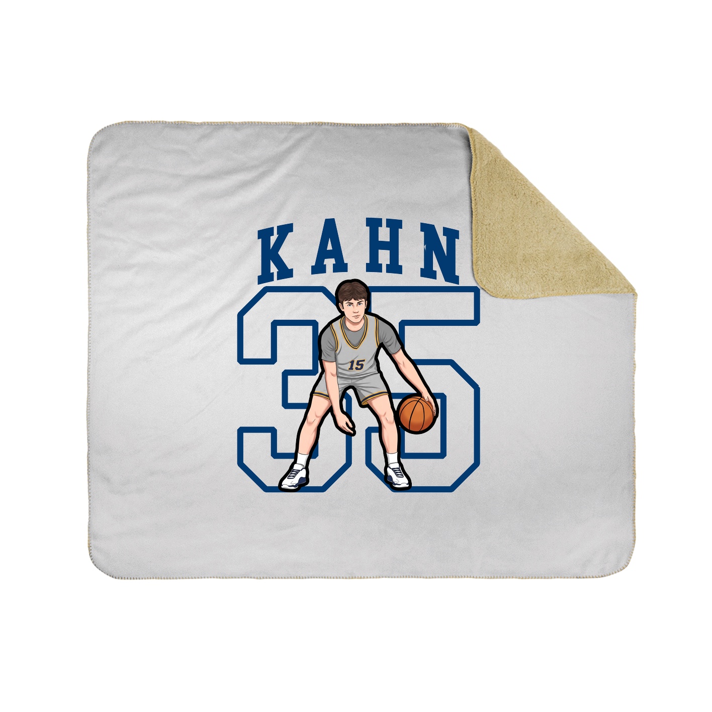 Throw Blanket — Shirsey in White