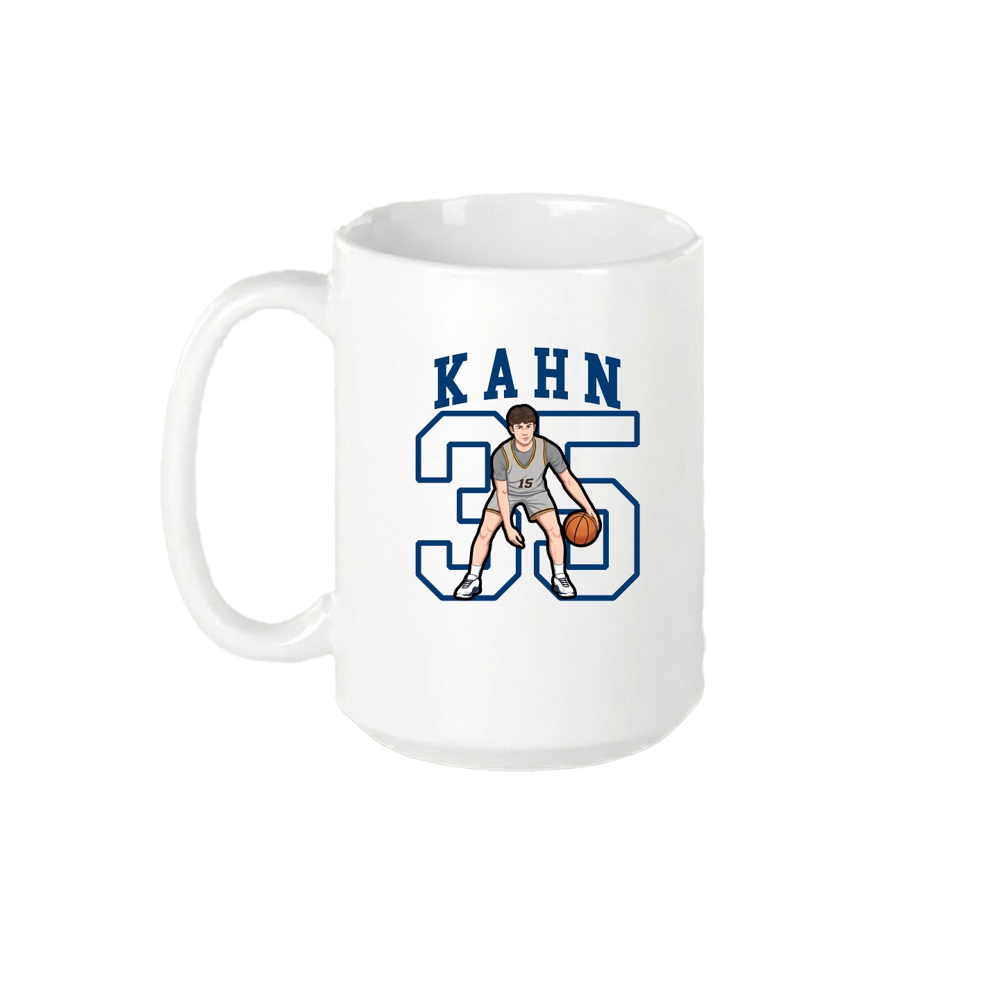 15oz Coffee Mug — Shirsey in White