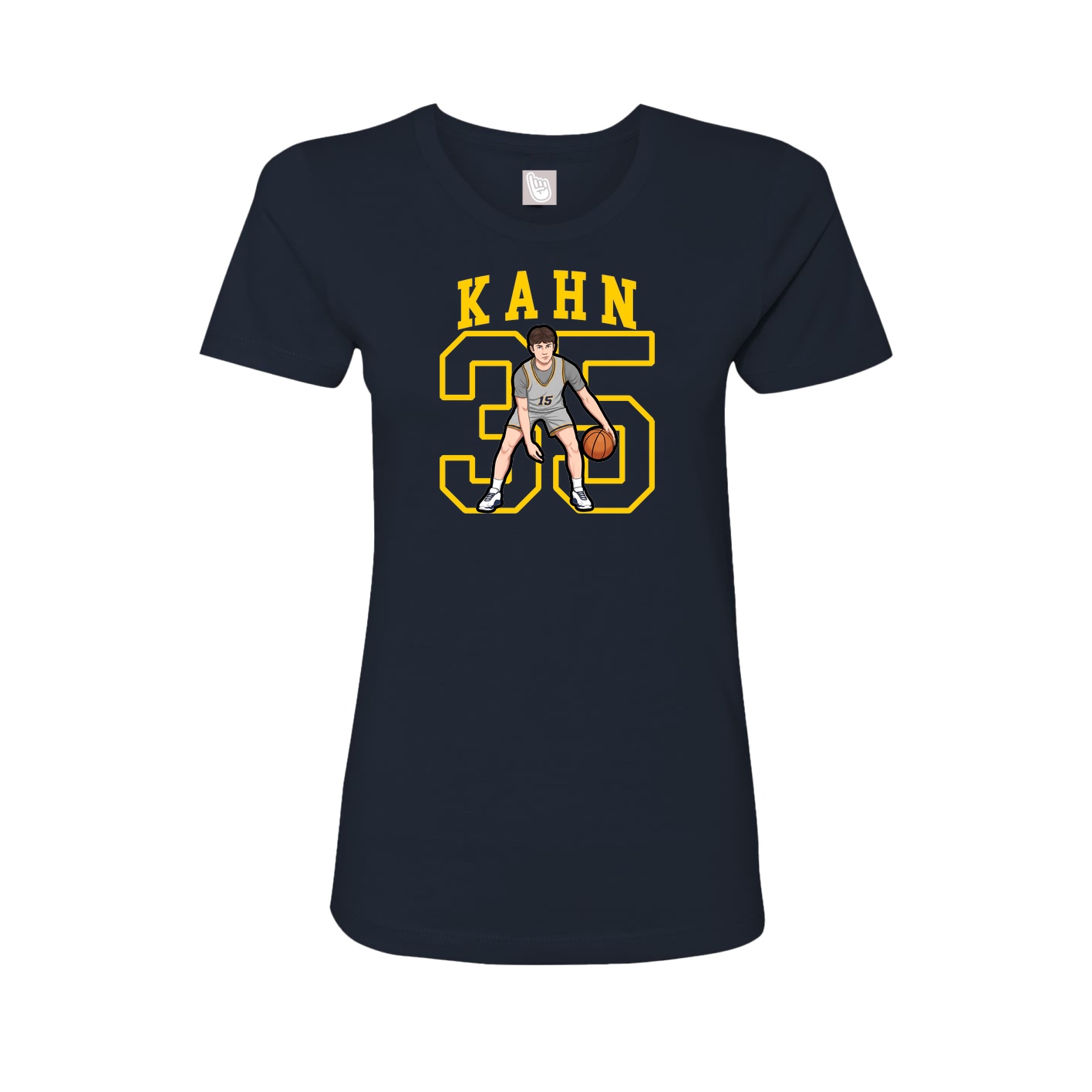 Fitted Women's Tee — Shirsey in Navy