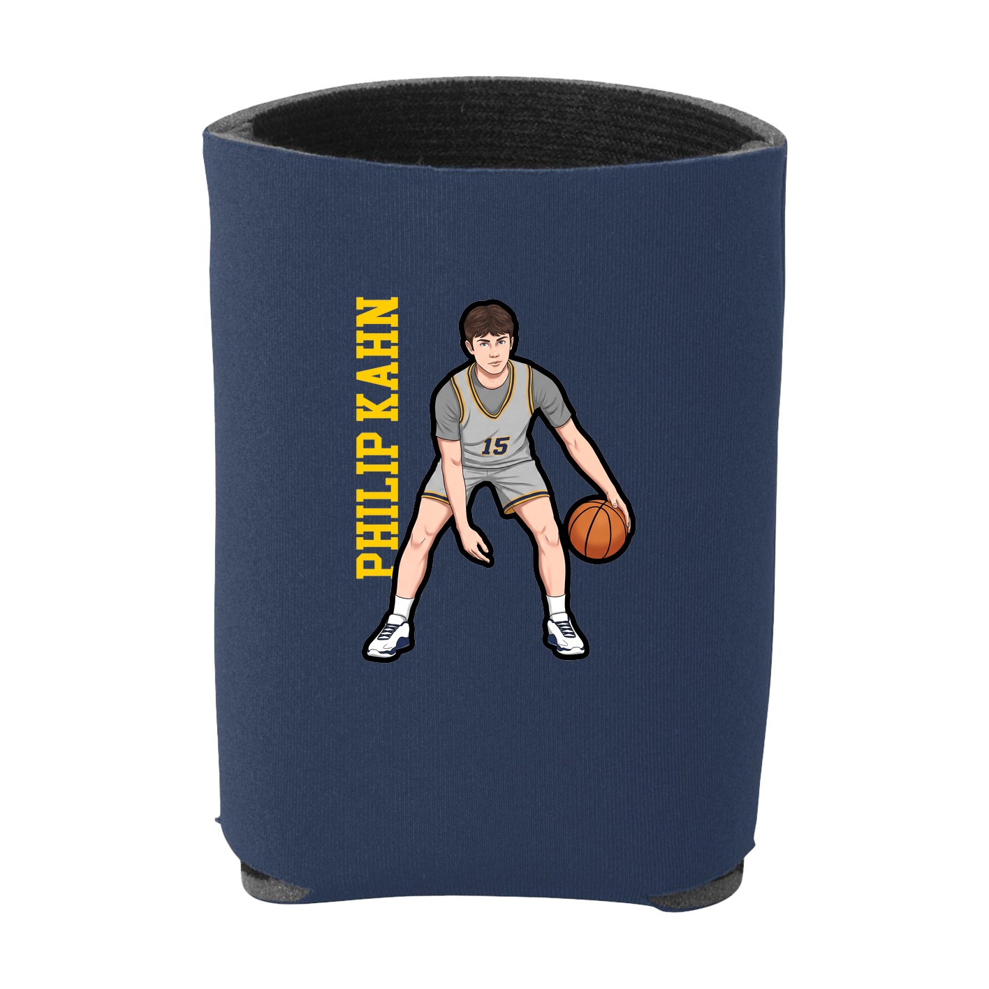 Can Holder — Name Vertical in Navy