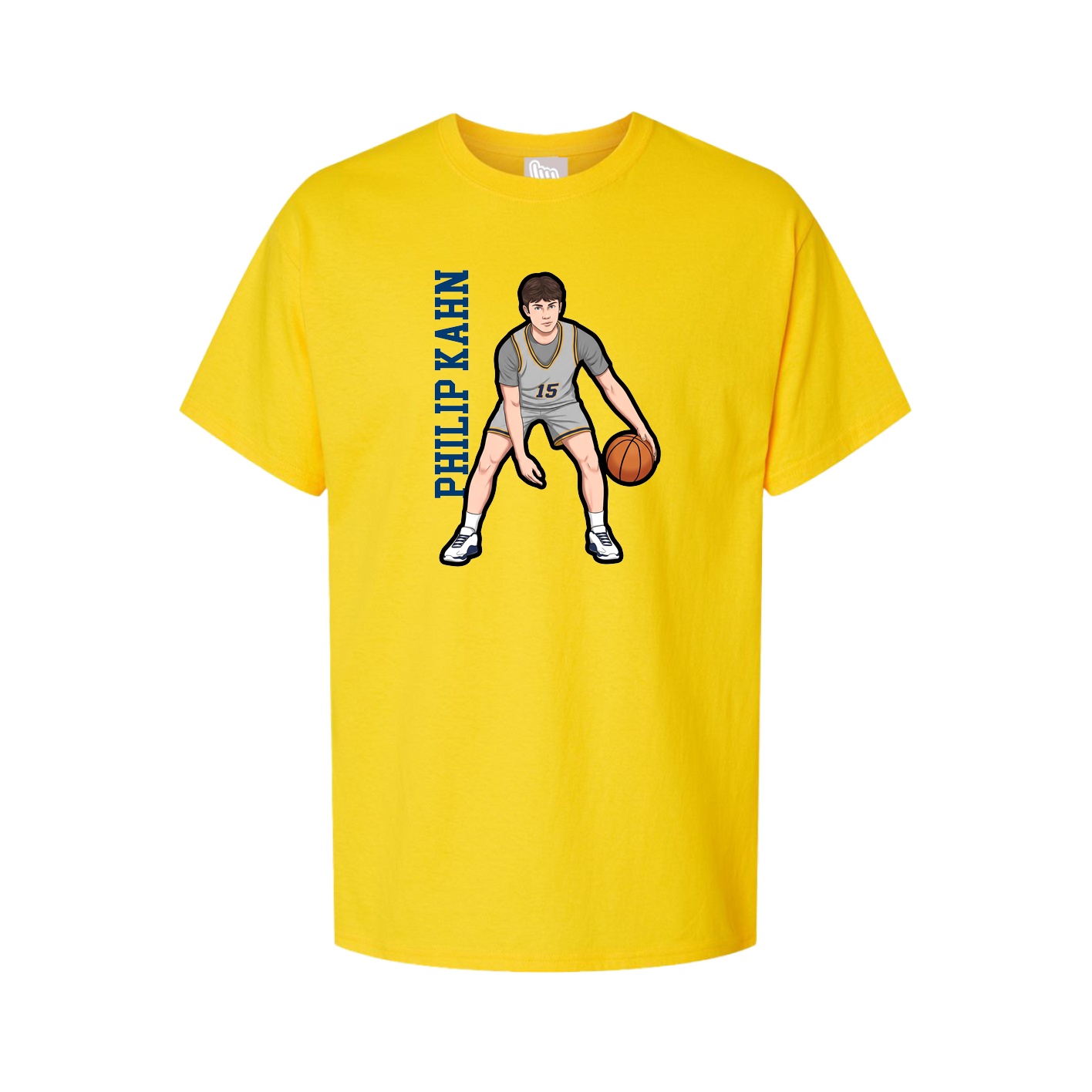 Tee — Name Vertical in Gold