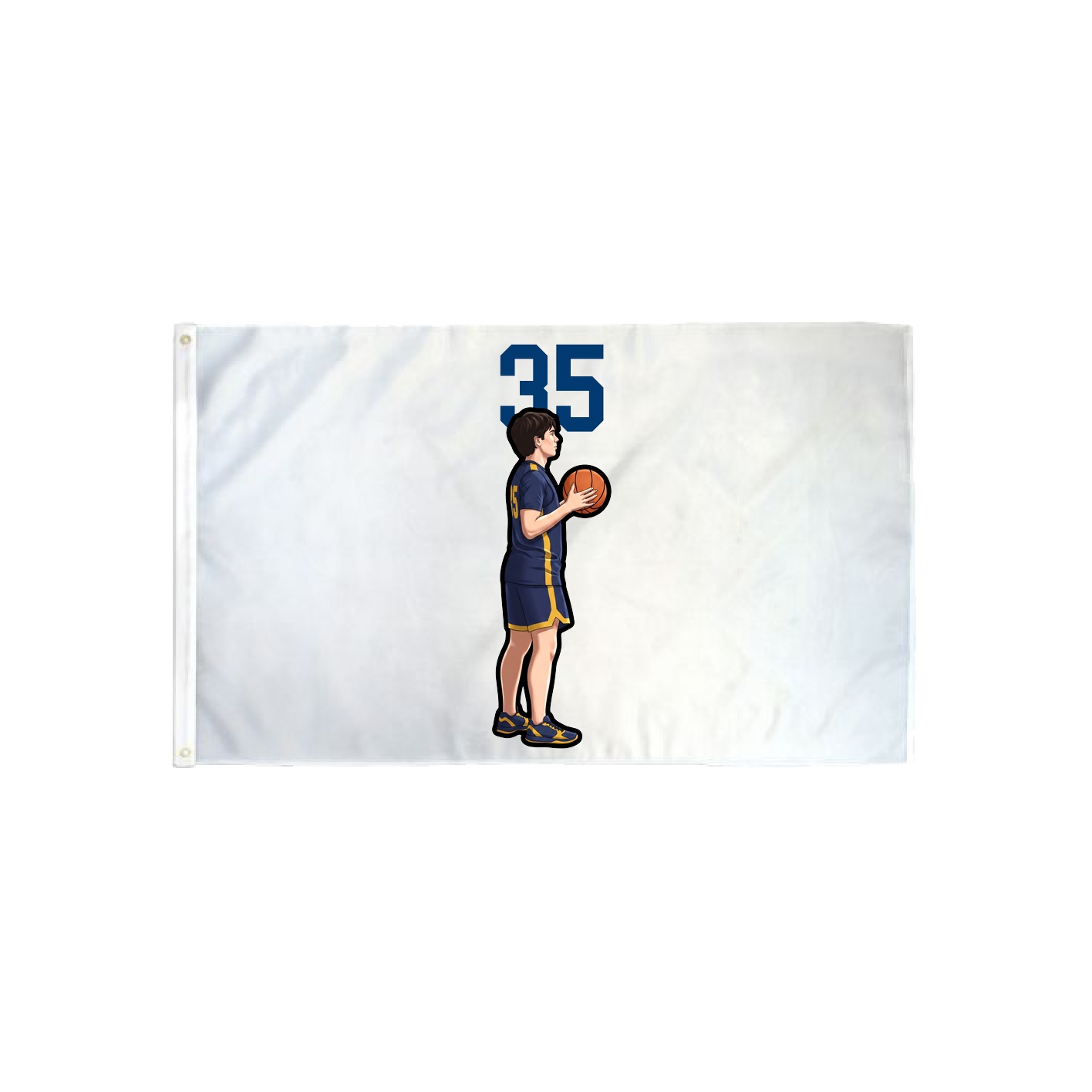 3x5 Flag — Number Top in Classic