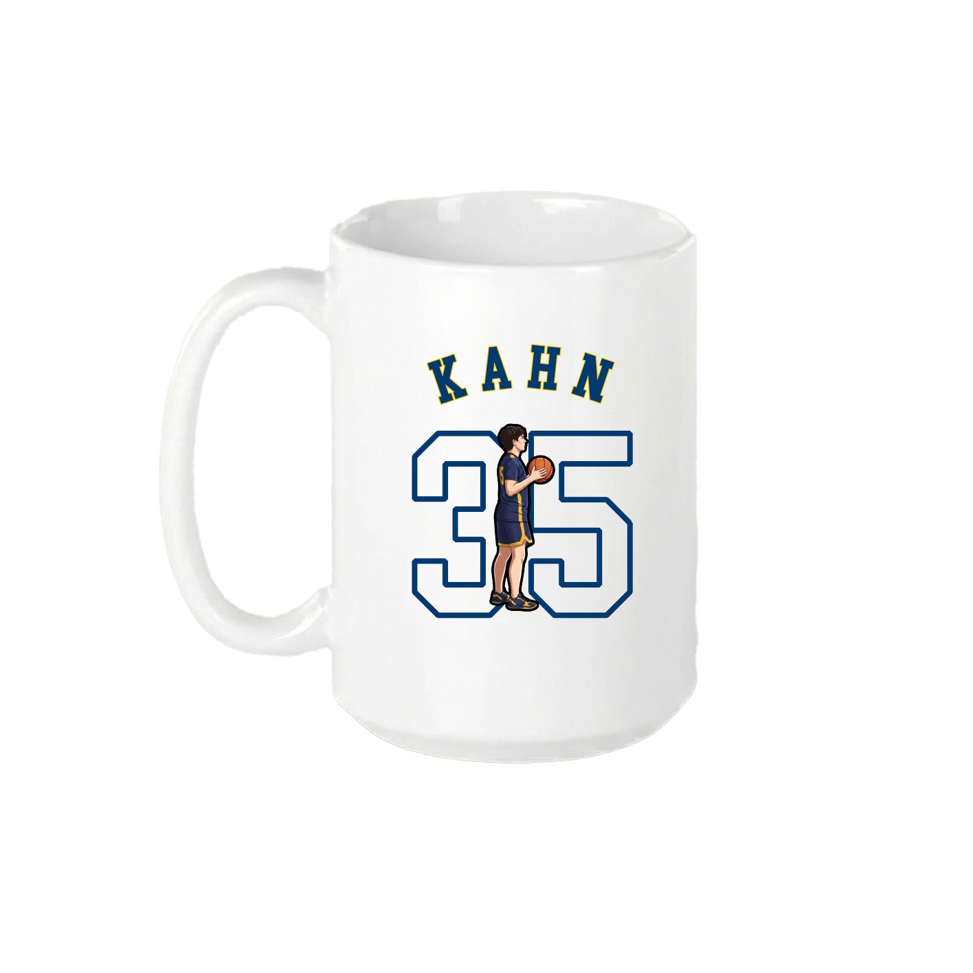 15oz Coffee Mug — Shirsey Arch in White