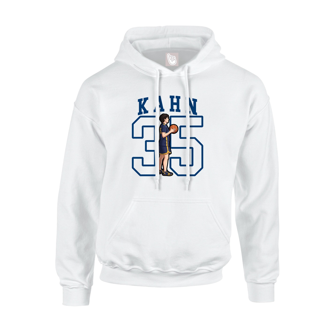 Hoodie — Shirsey in White