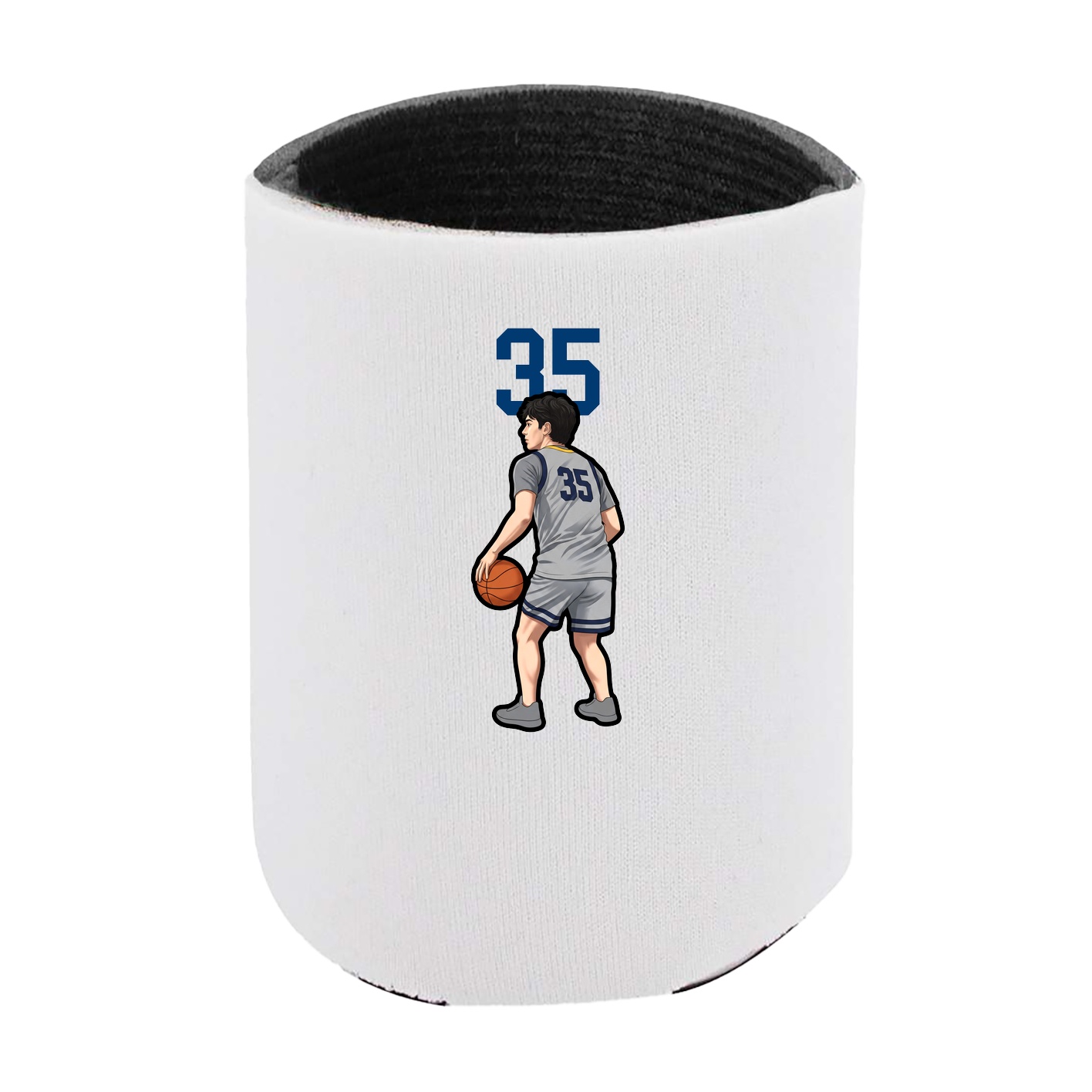 Can Holder — Number Top in White
