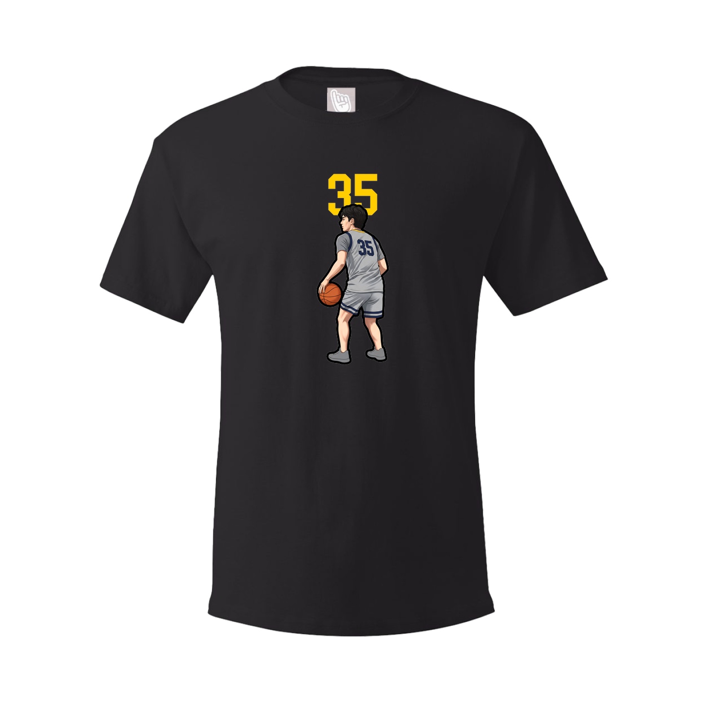 Tee — Number Top in Black