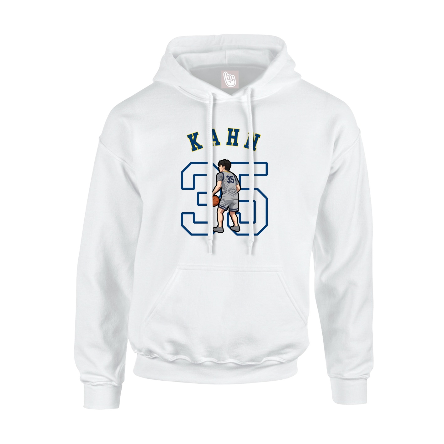 Youth Hoodie — Shirsey Arch in White