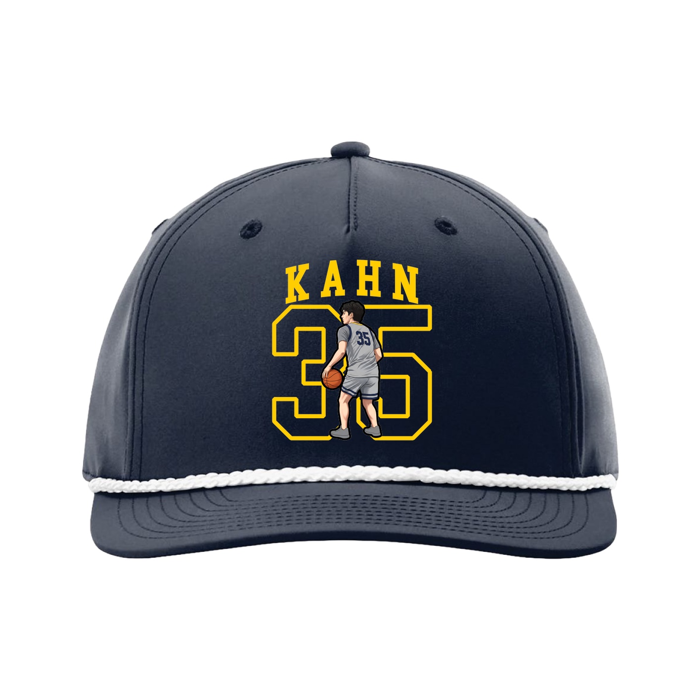 Five-Panel Classic Rope Cap — Shirsey in Navy