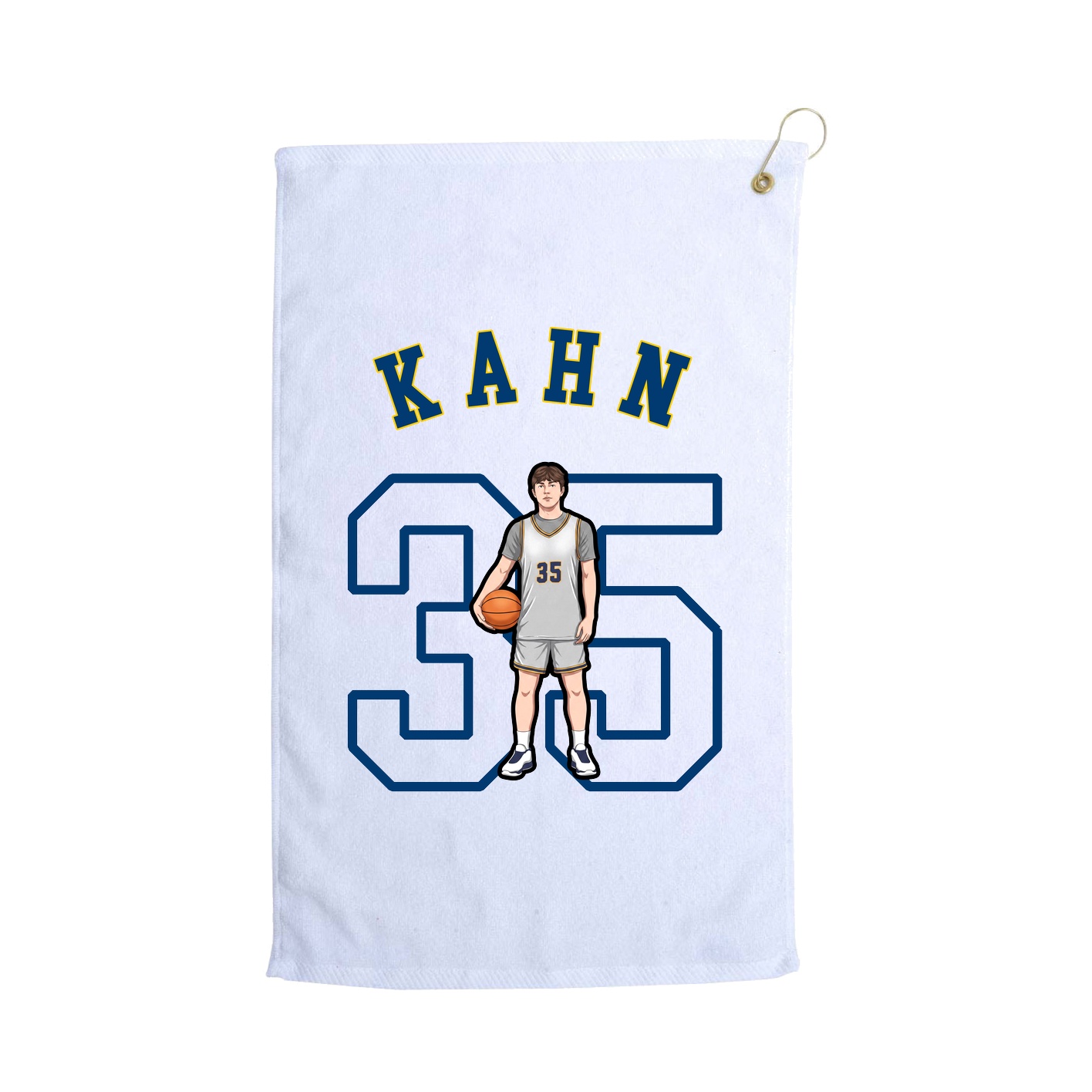 Golf Towel — Shirsey Arch in White