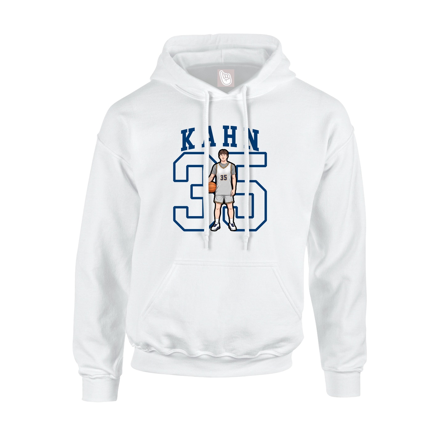 Hoodie — Shirsey in White