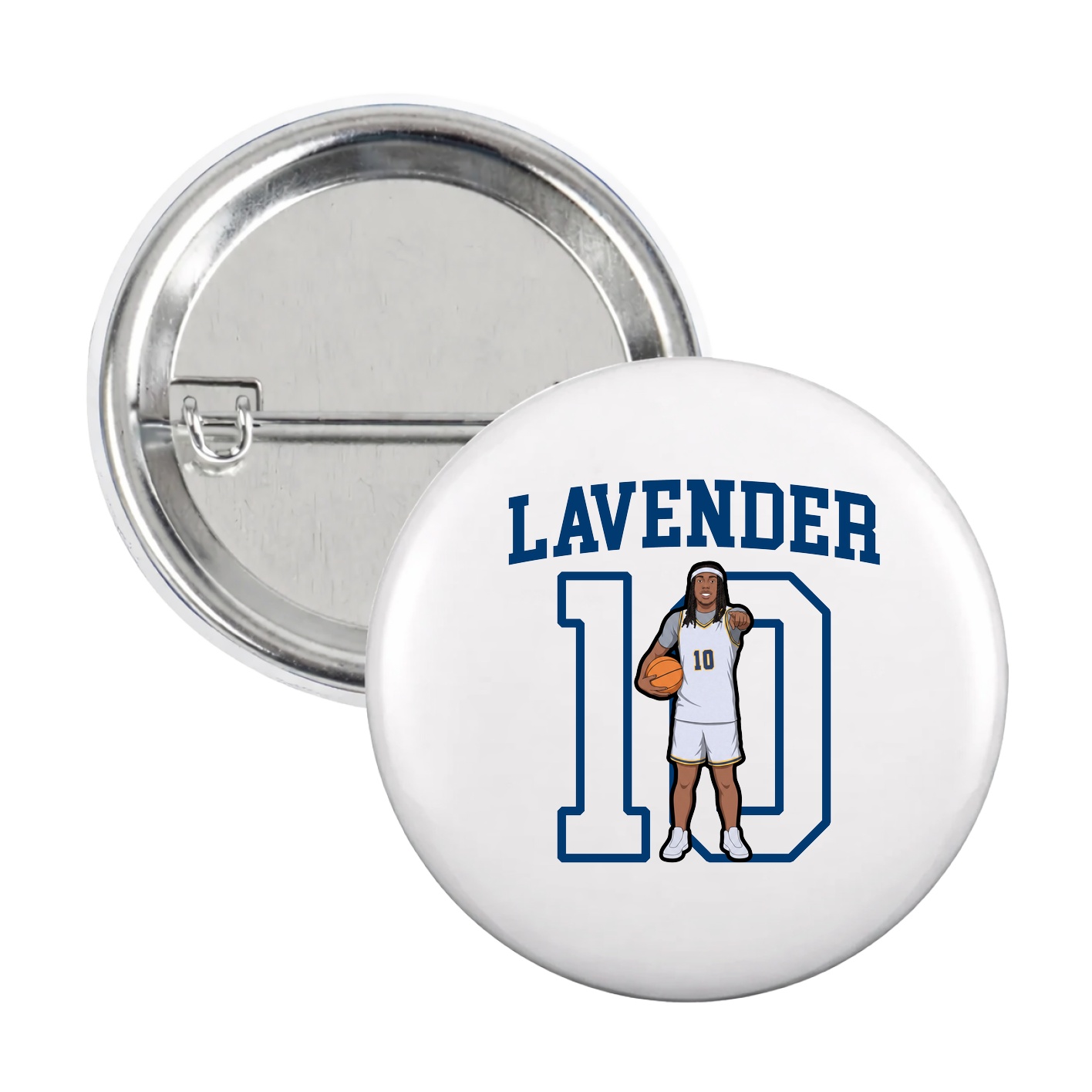 Game Day Button — Shirsey in White