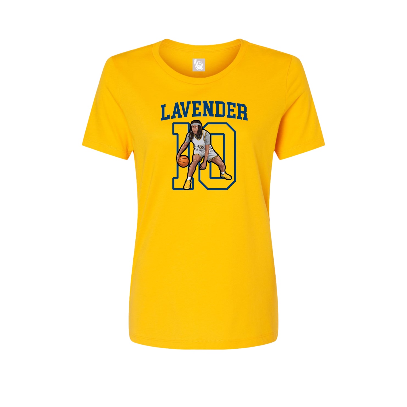 Fitted Women's Tee — Shirsey in Gold