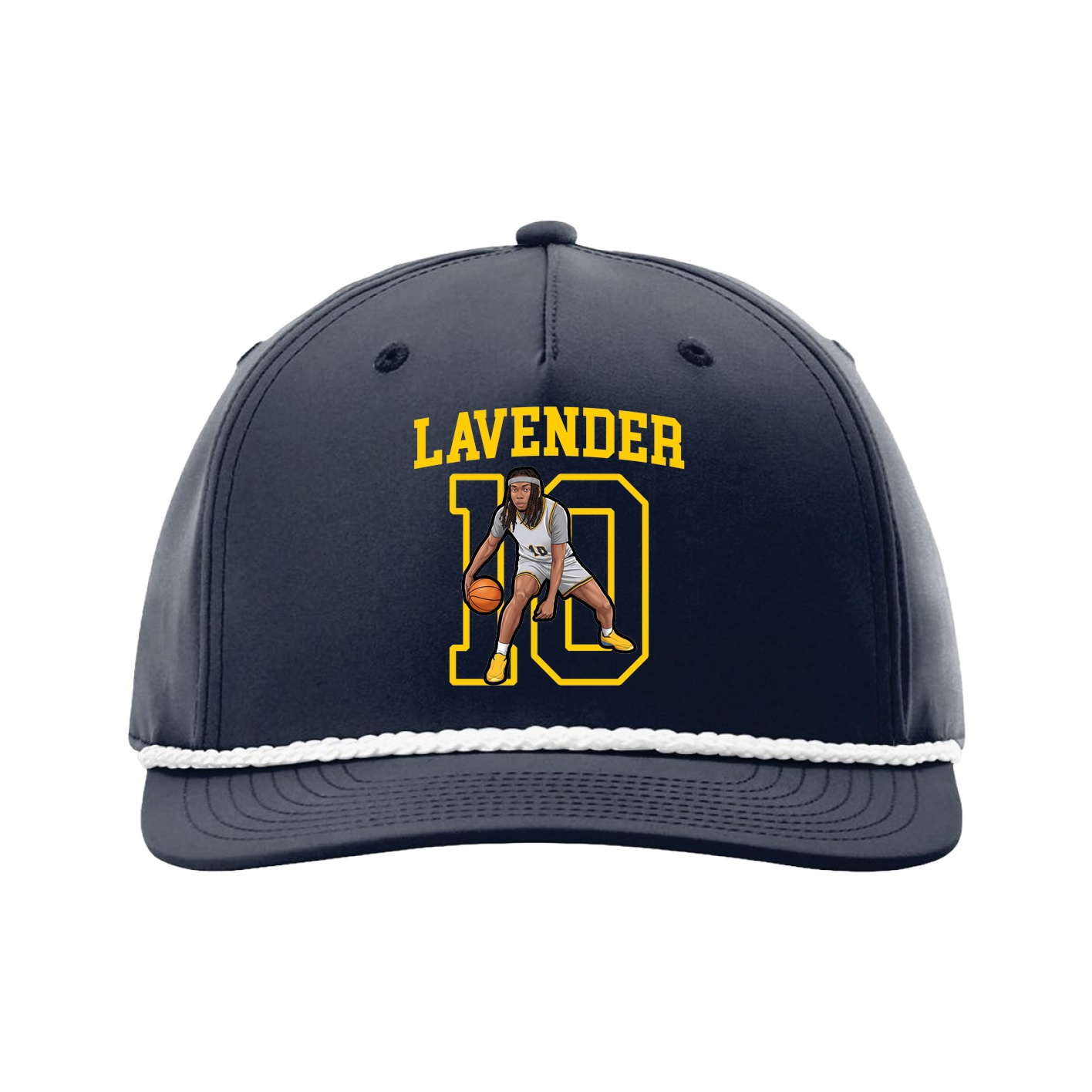 Five-Panel Classic Rope Cap — Shirsey in Navy