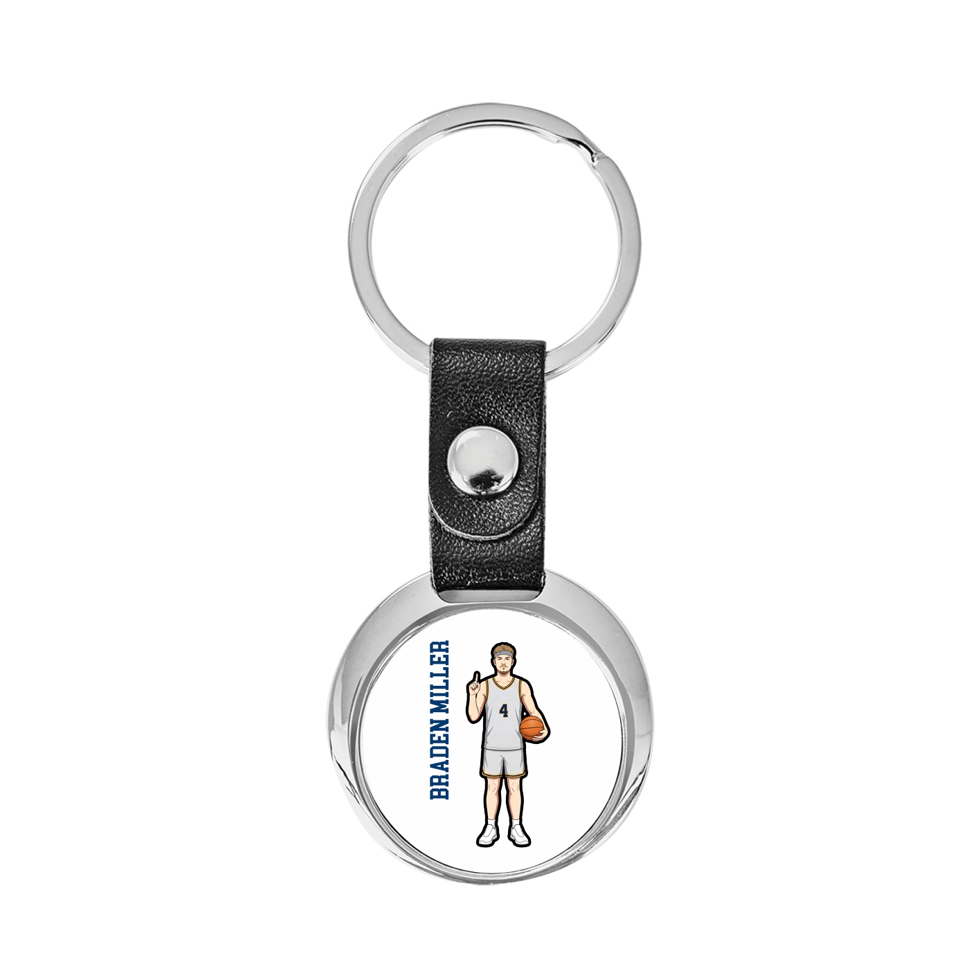 Key Chain — Name Vertical in Classic
