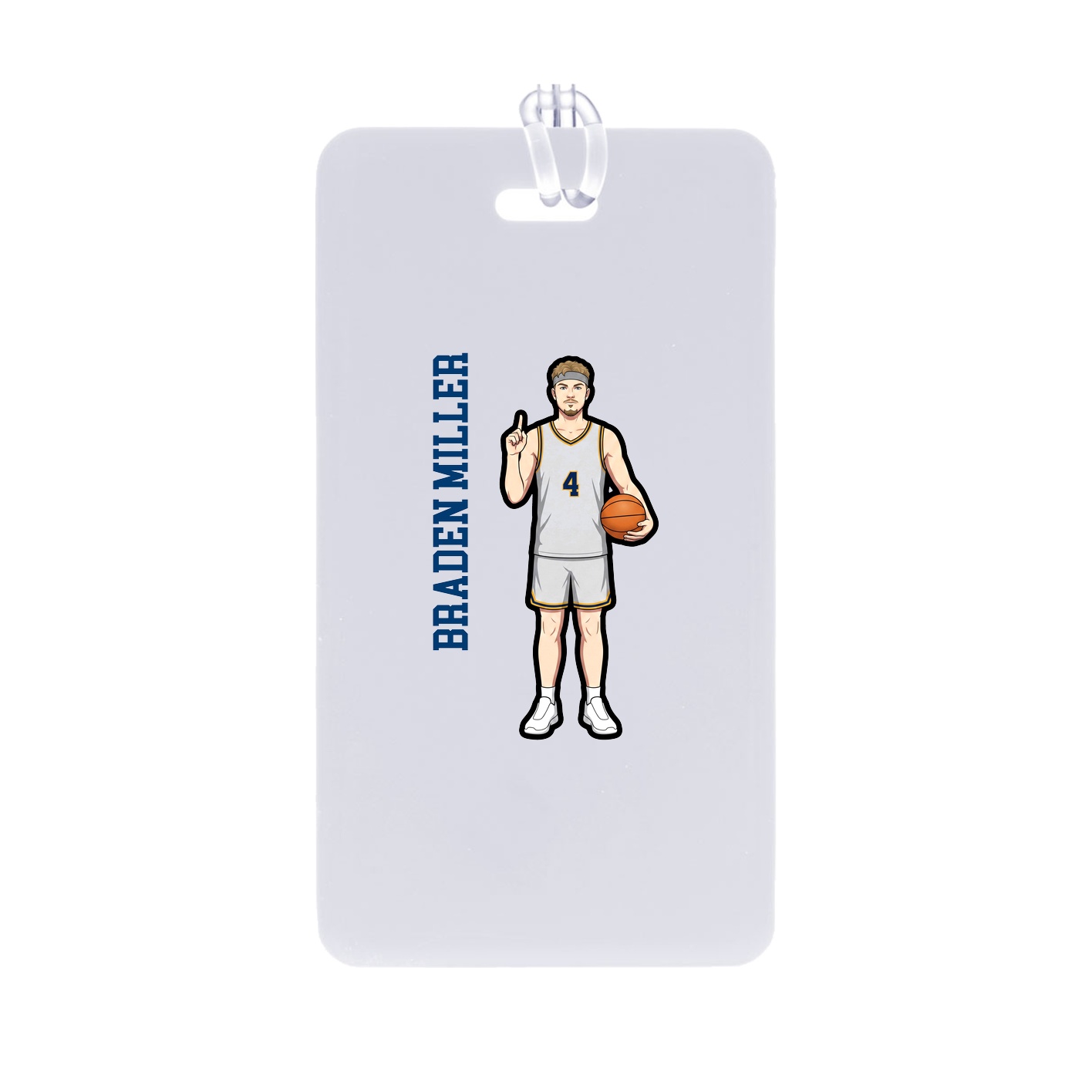 Bag Tag — Name Vertical in Classic