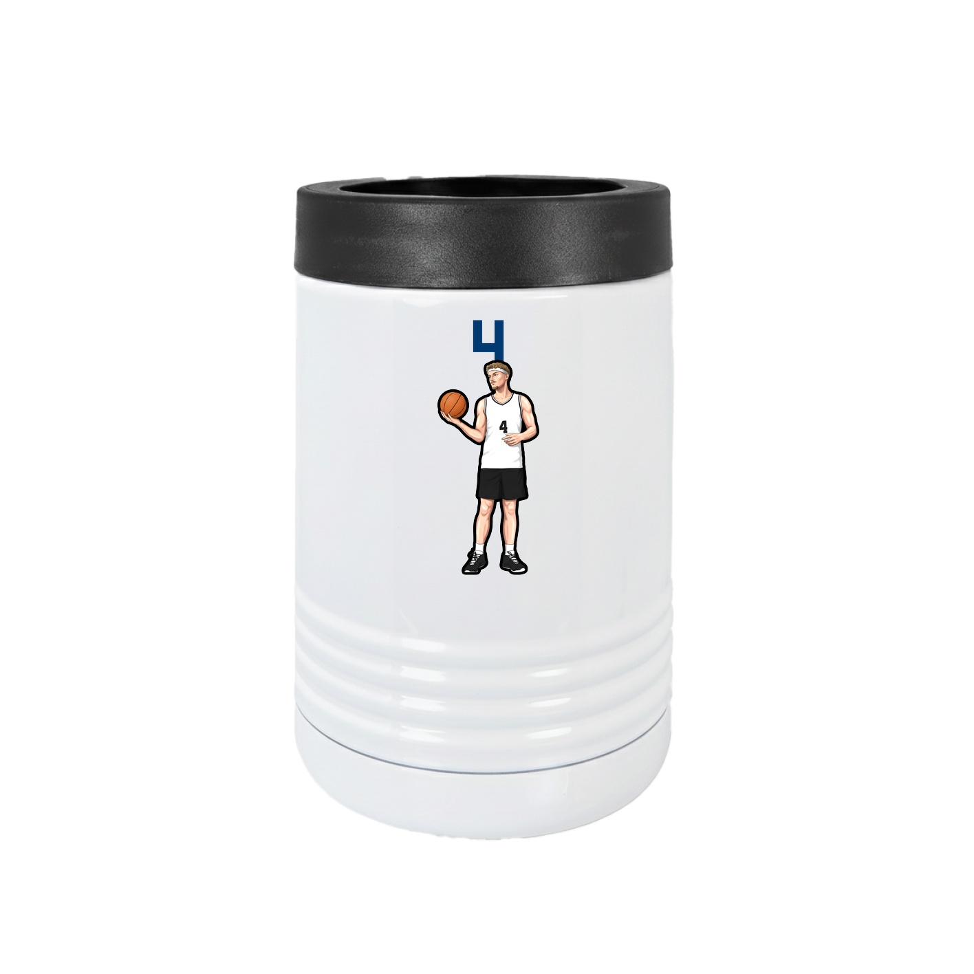 Beverage Holder — Number Top in White
