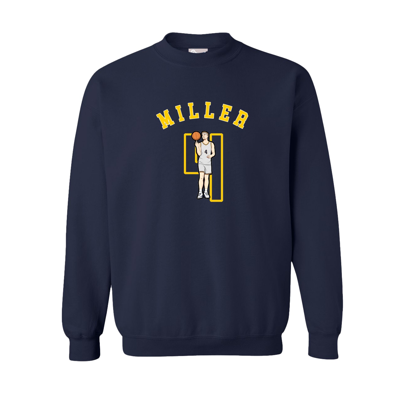 Fleece Crew — Shirsey Arch in Navy