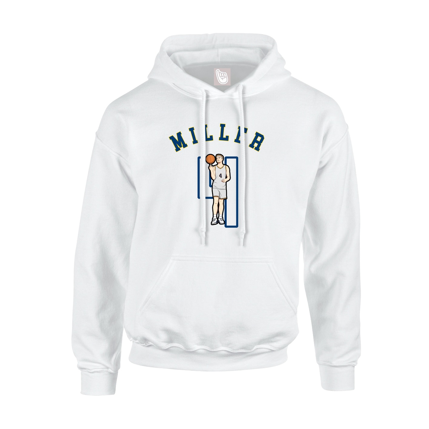 Youth Hoodie — Shirsey Arch in White