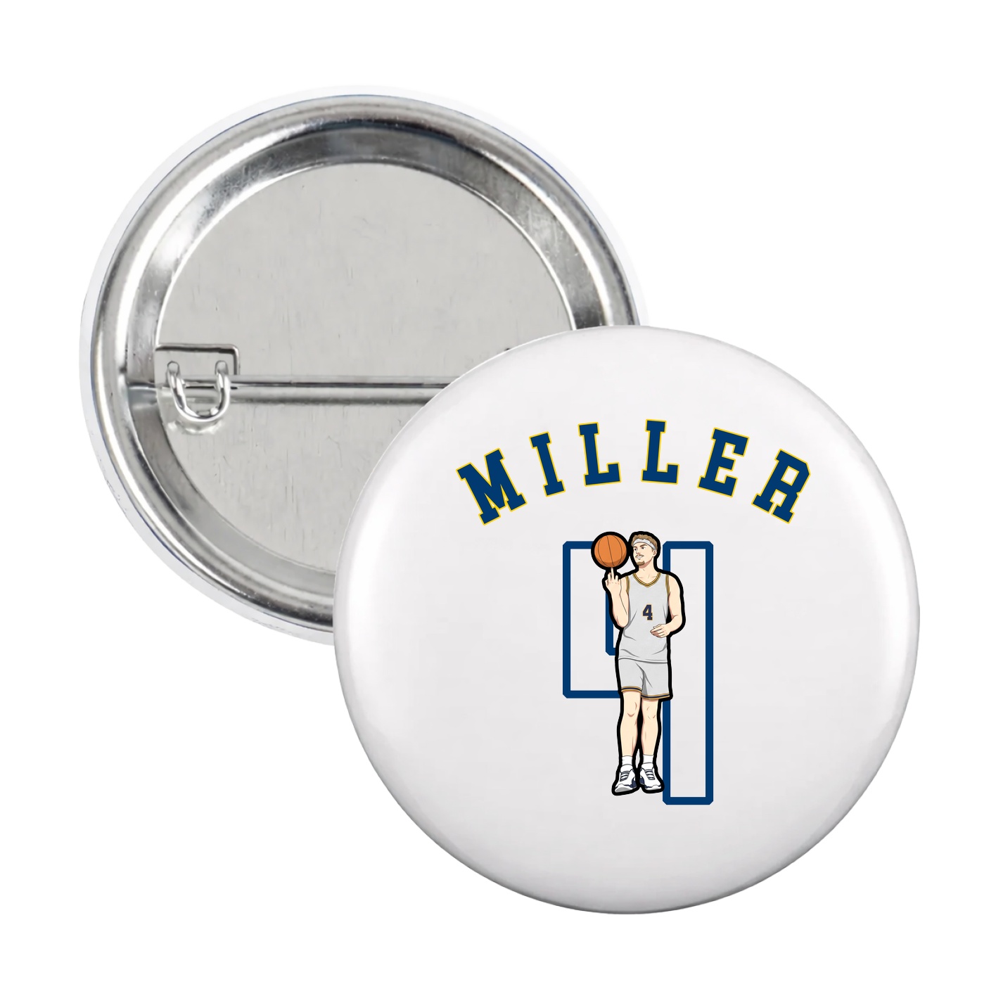 Game Day Button — Shirsey Arch in White