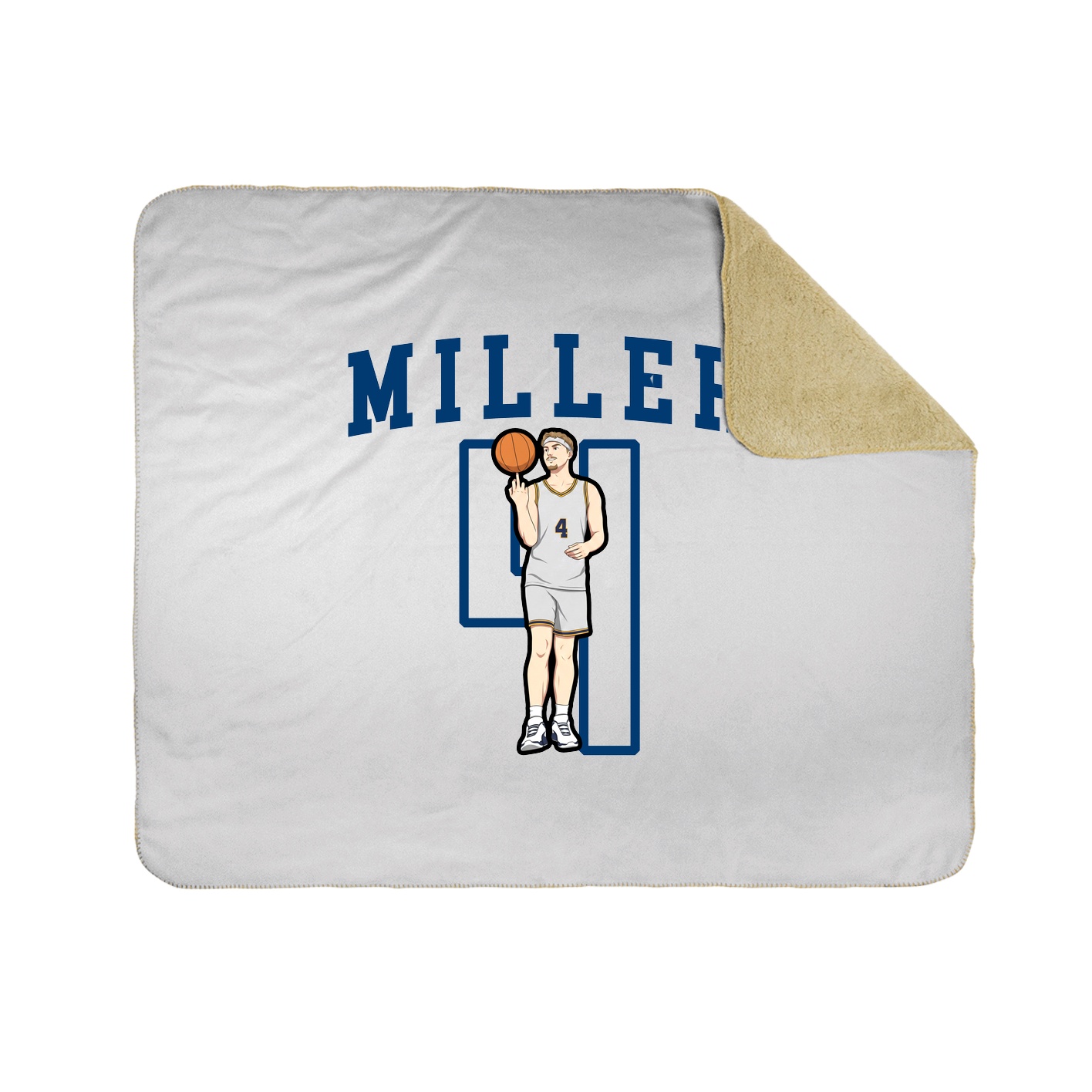 Throw Blanket — Shirsey in White