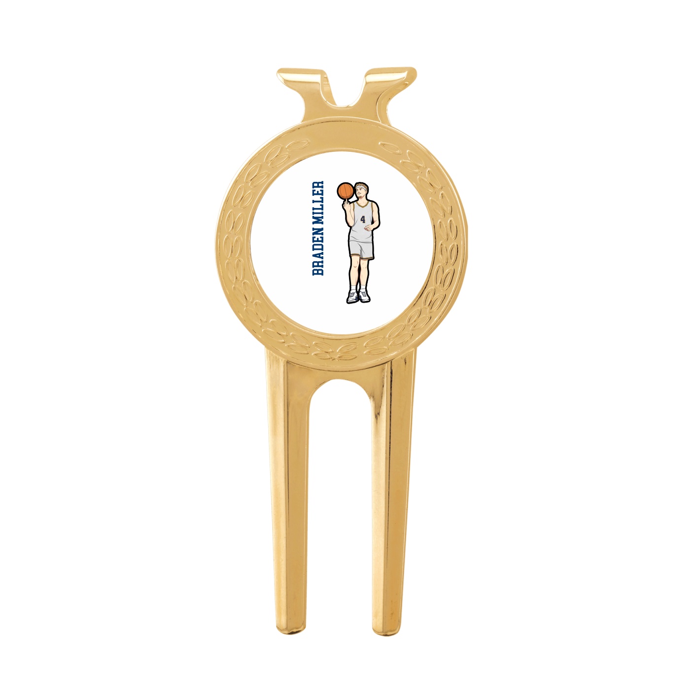 Divot Tool with Ball Marker — Name Vertical in Classic