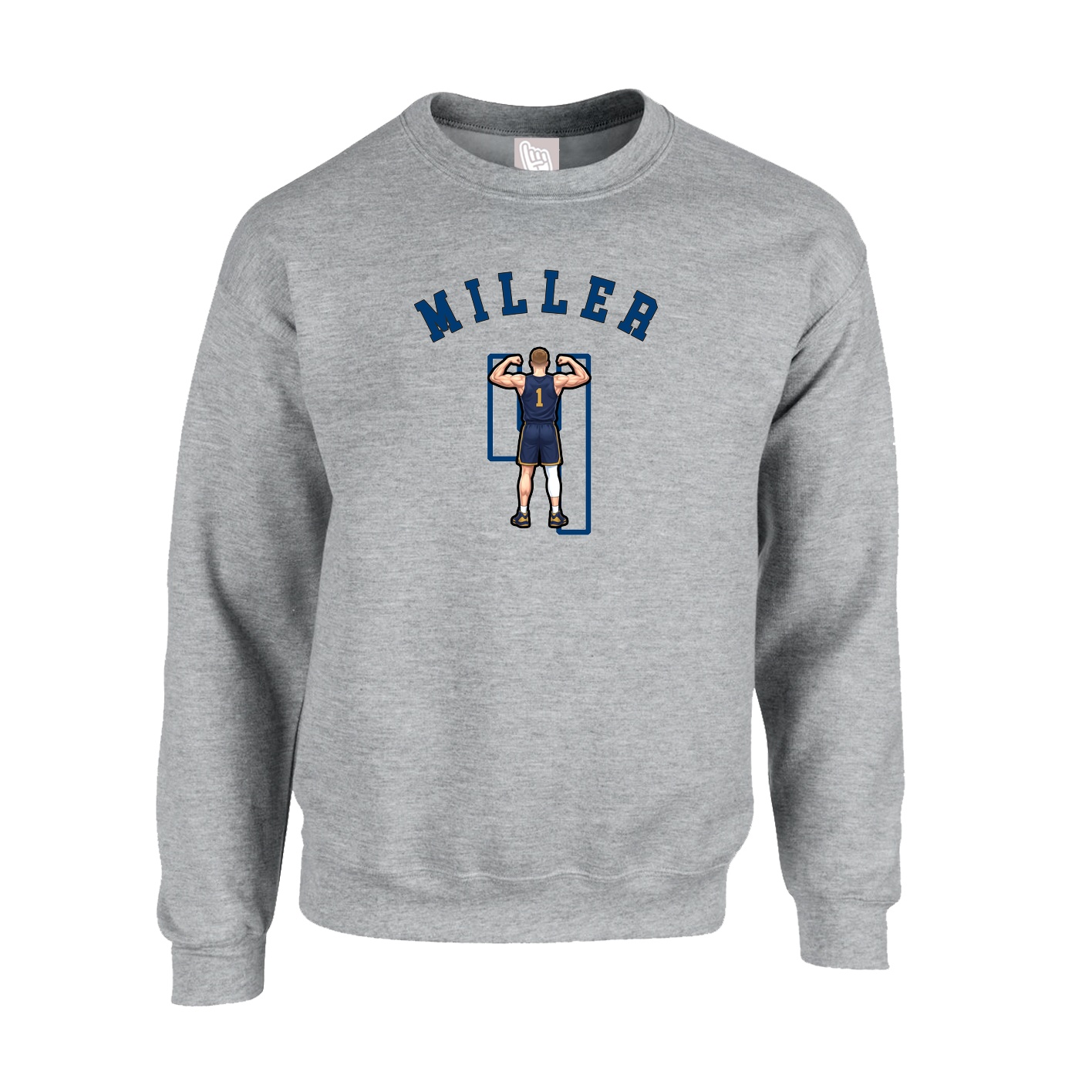 Fleece Crew — Shirsey Arch in Grey