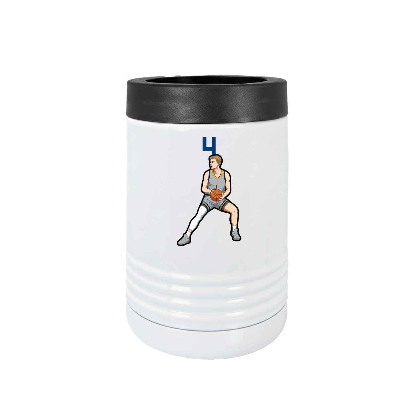 Beverage Holder — Number Top in White