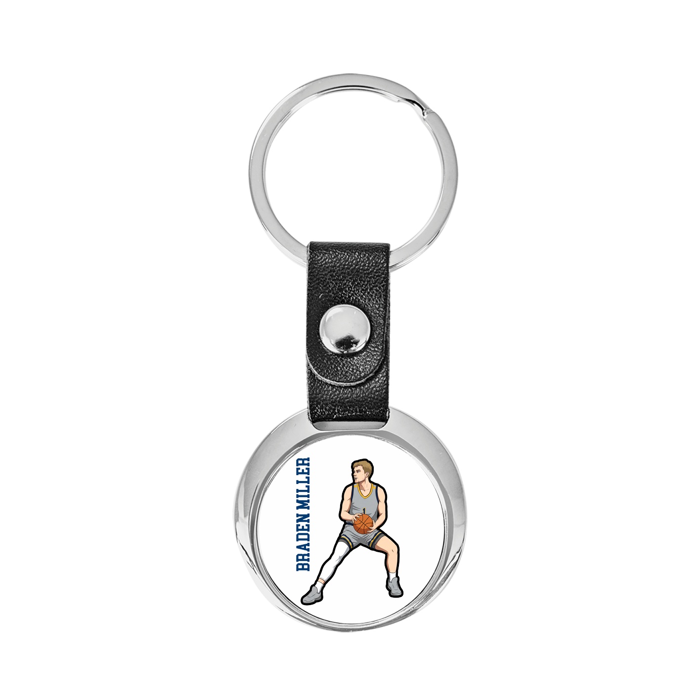 Key Chain — Name Vertical in Classic