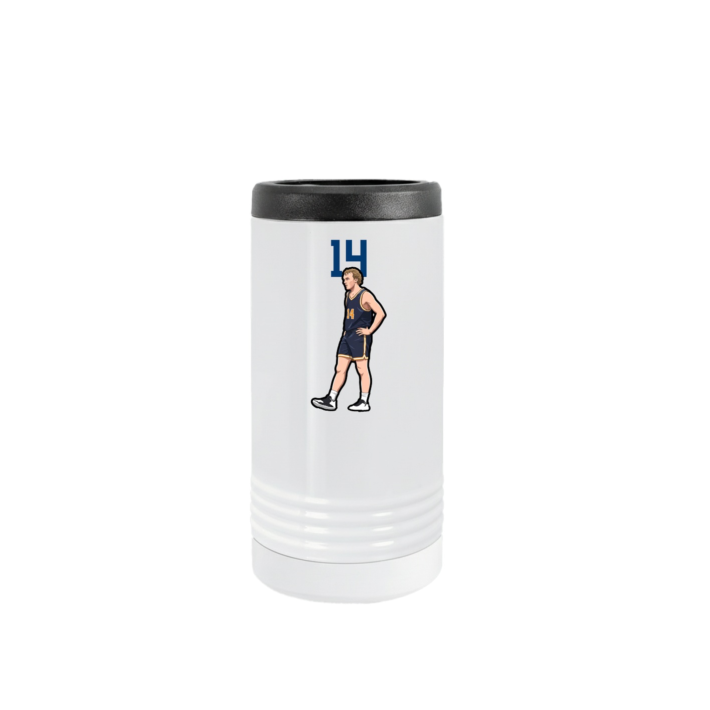 Slim Beverage Holder — Number Top in White