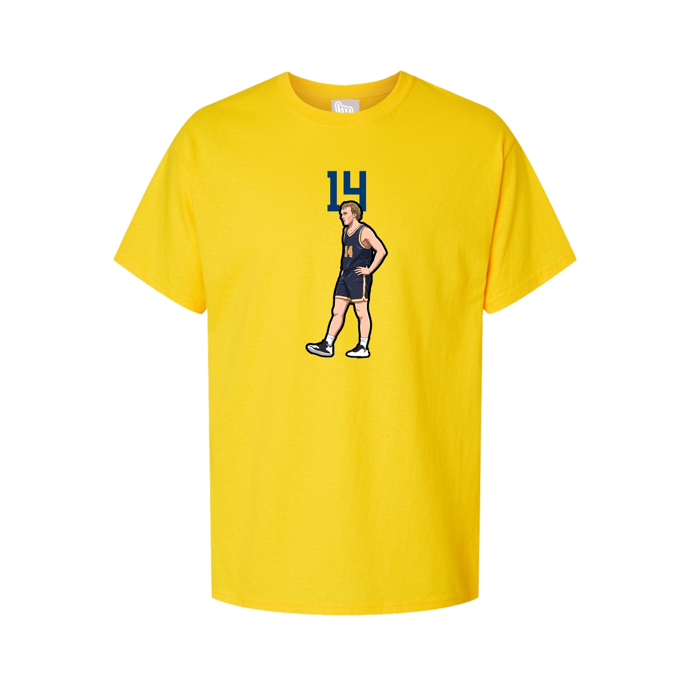Youth Tee — Number Top in Gold
