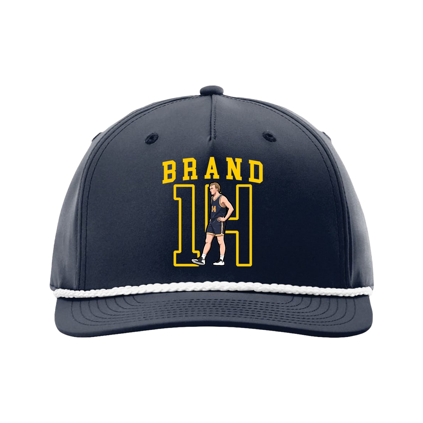 Five-Panel Classic Rope Cap — Shirsey in Navy