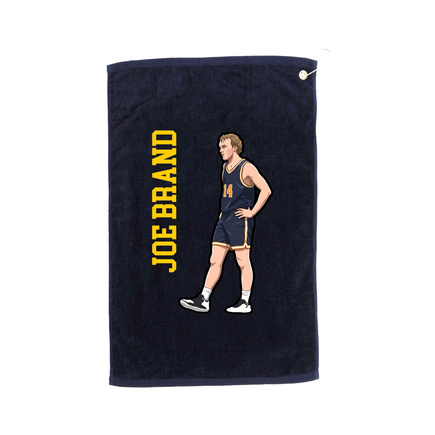 Golf Towel — Name Vertical in Navy