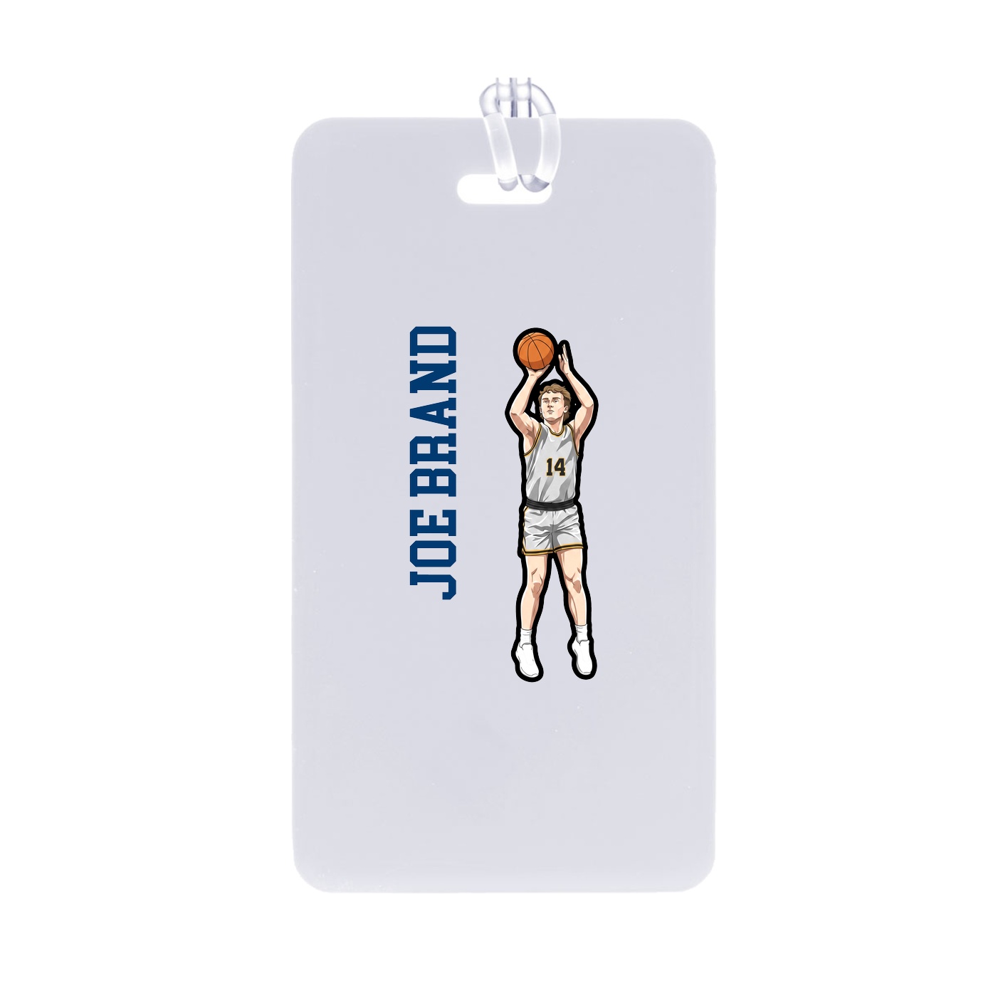 Bag Tag — Name Vertical in Classic
