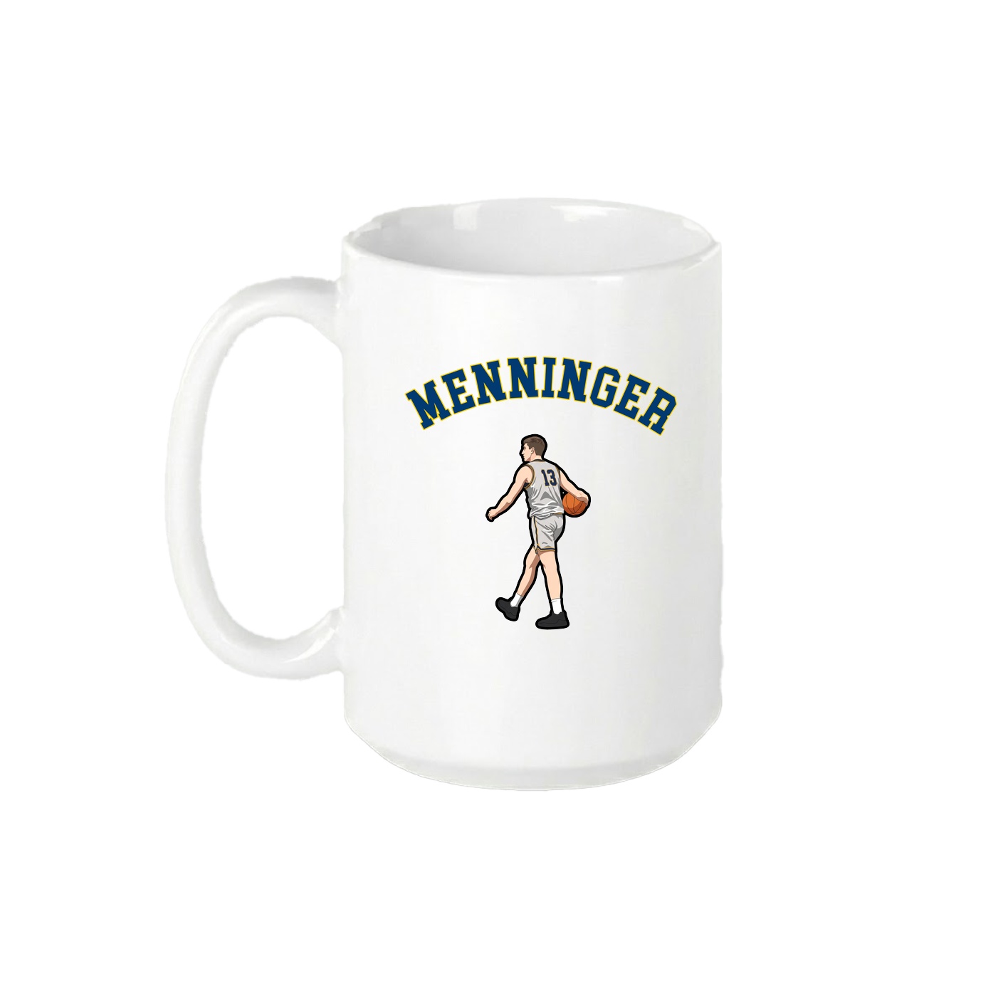 15oz Coffee Mug — Shirsey Arch in White