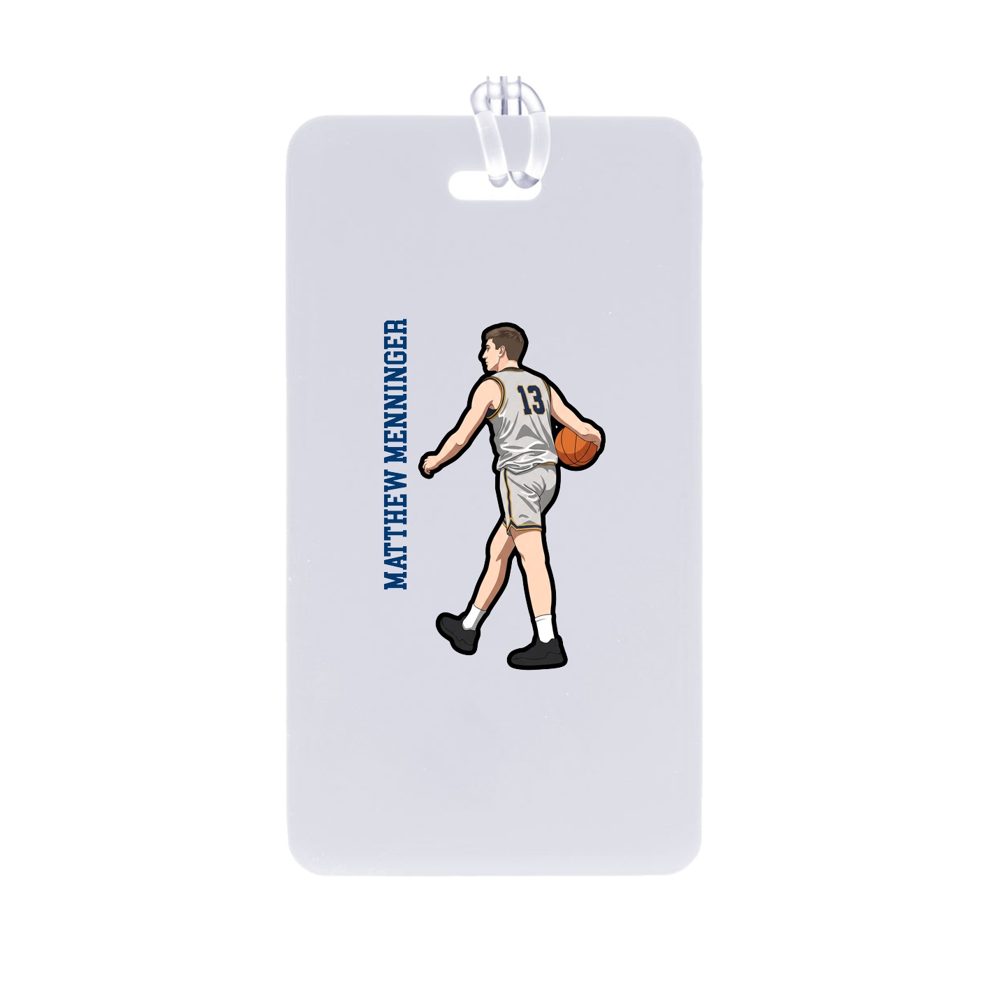 Bag Tag — Name Vertical in Classic