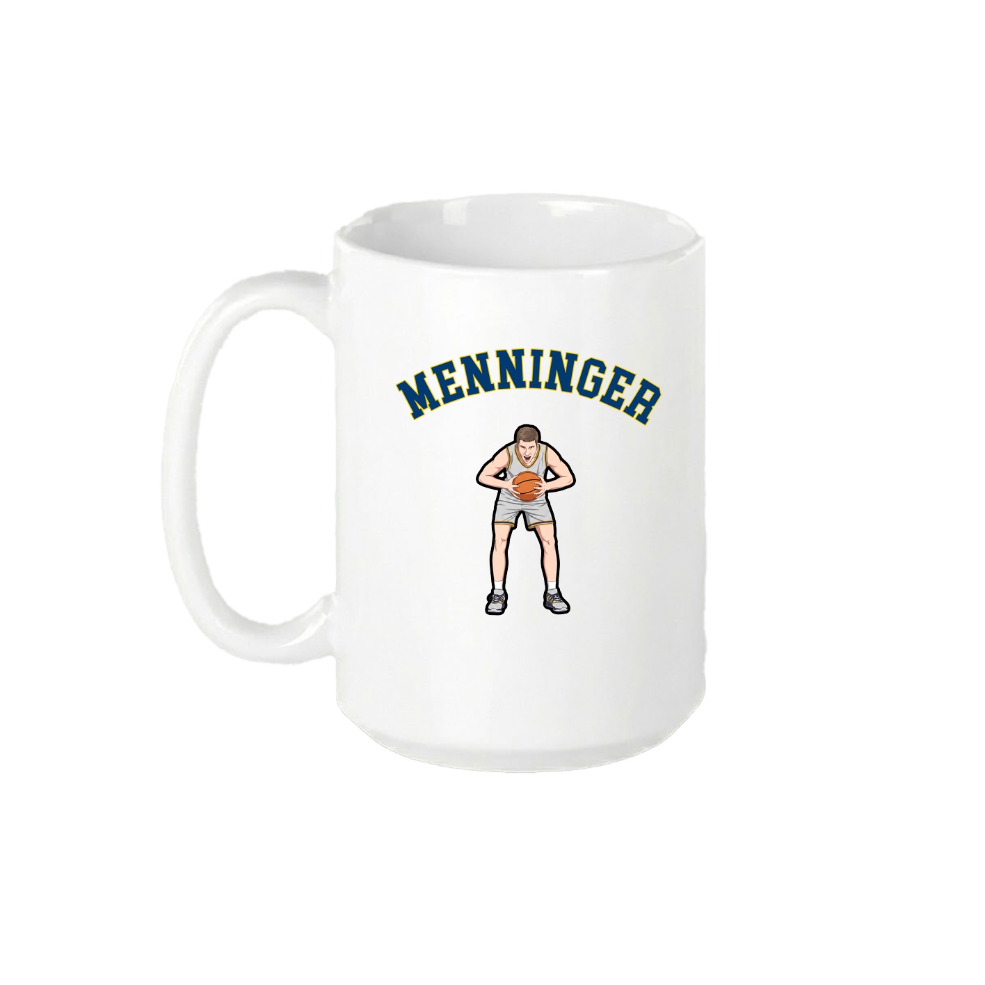 15oz Coffee Mug — Shirsey Arch in White