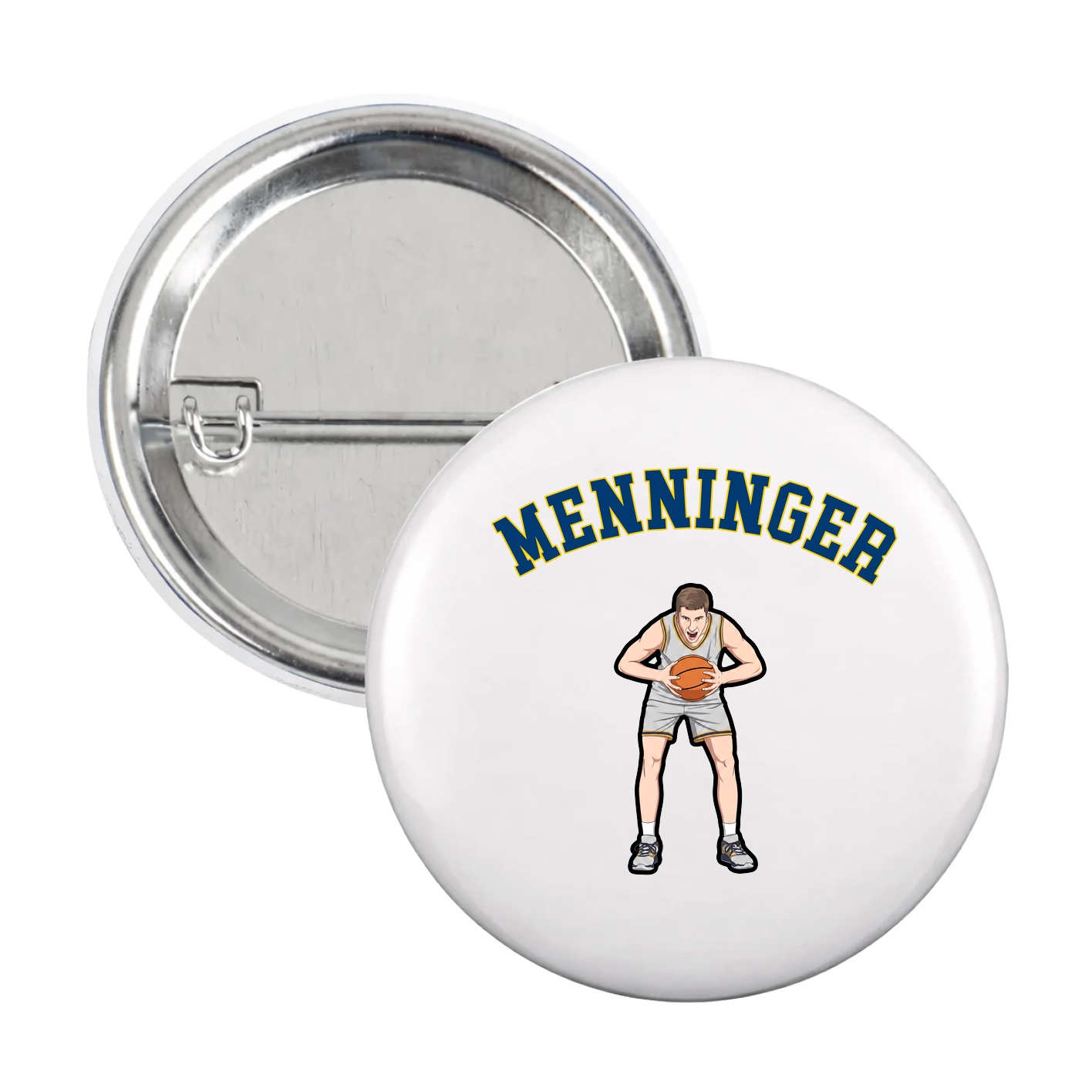 Game Day Button — Shirsey Arch in White