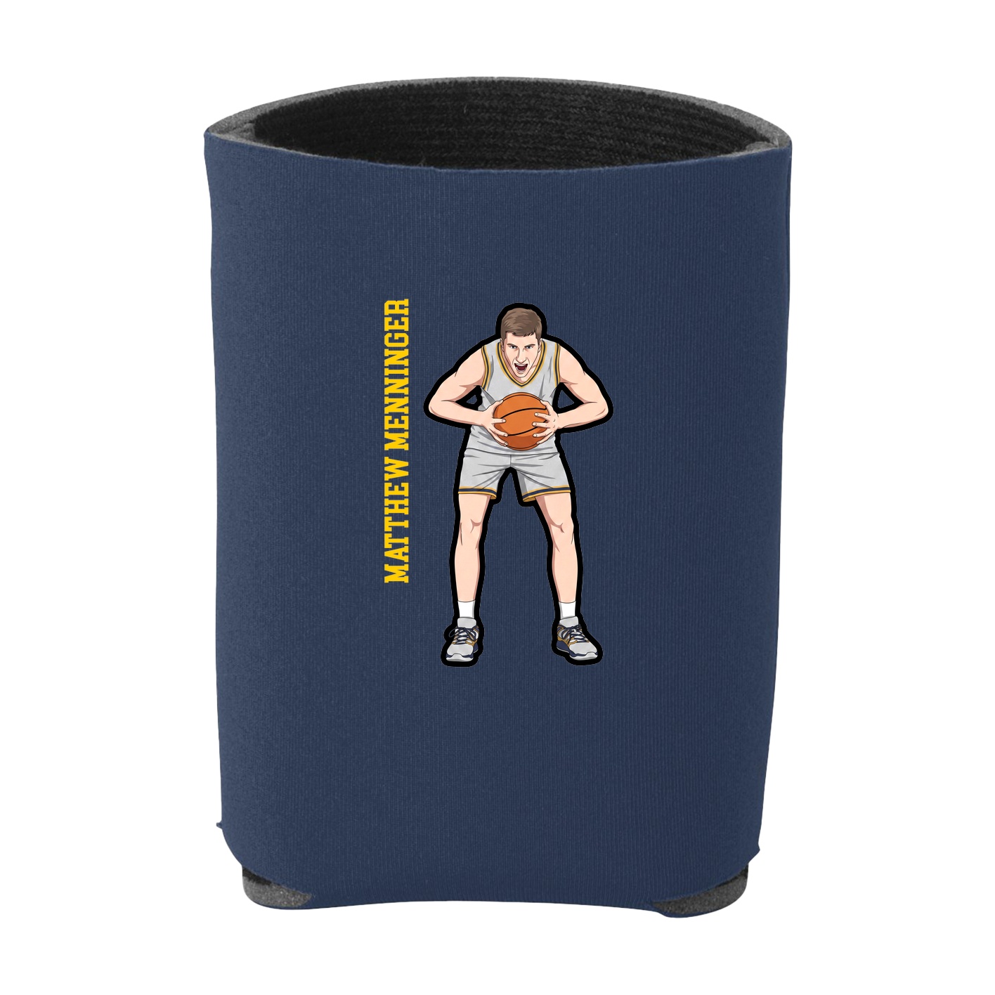 Can Holder — Name Vertical in Navy