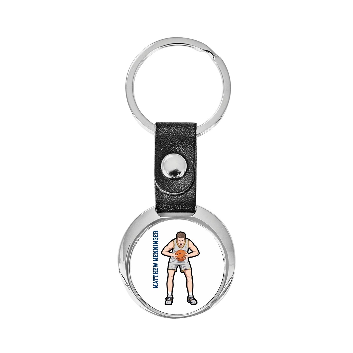 Key Chain — Name Vertical in Classic