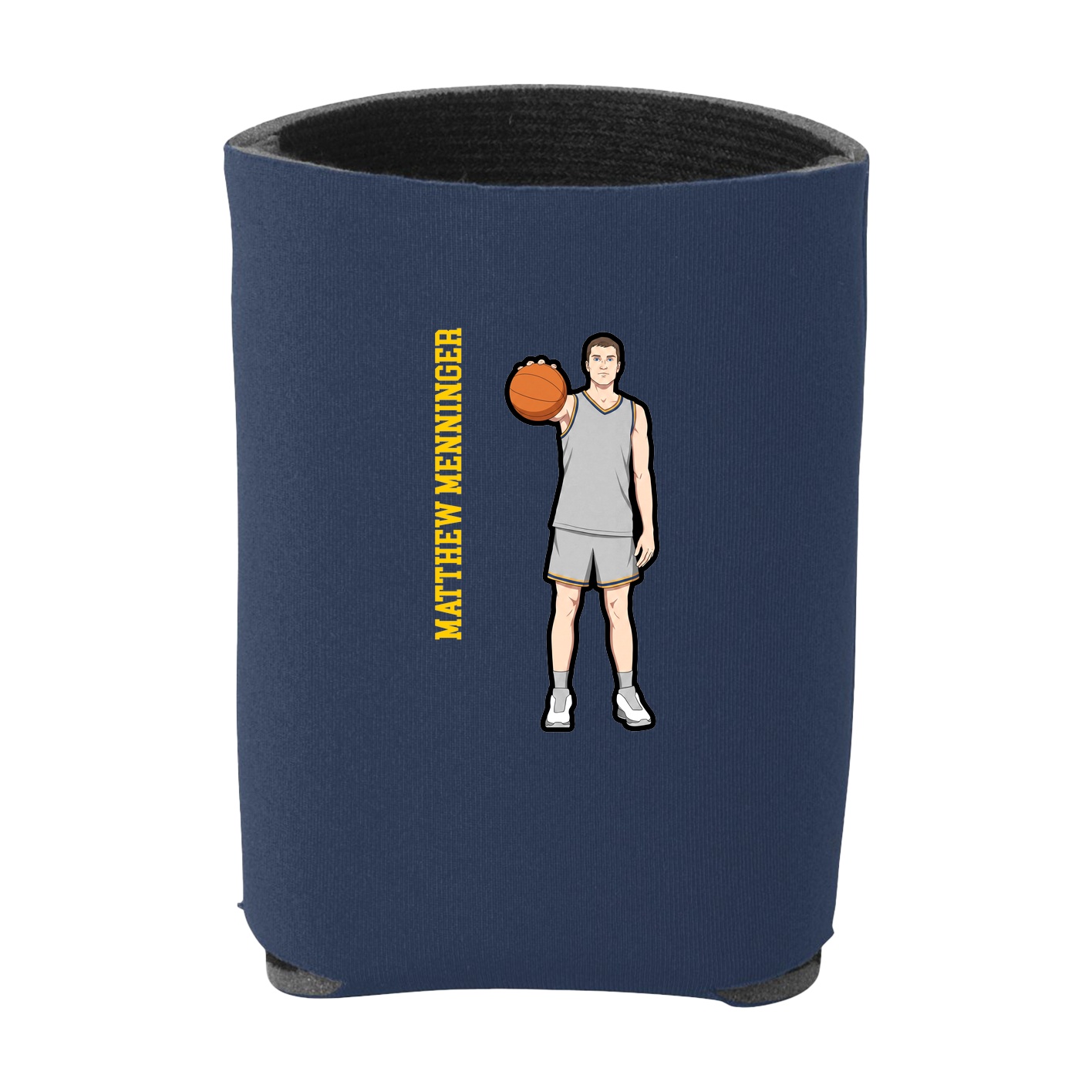 Can Holder — Name Vertical in Navy