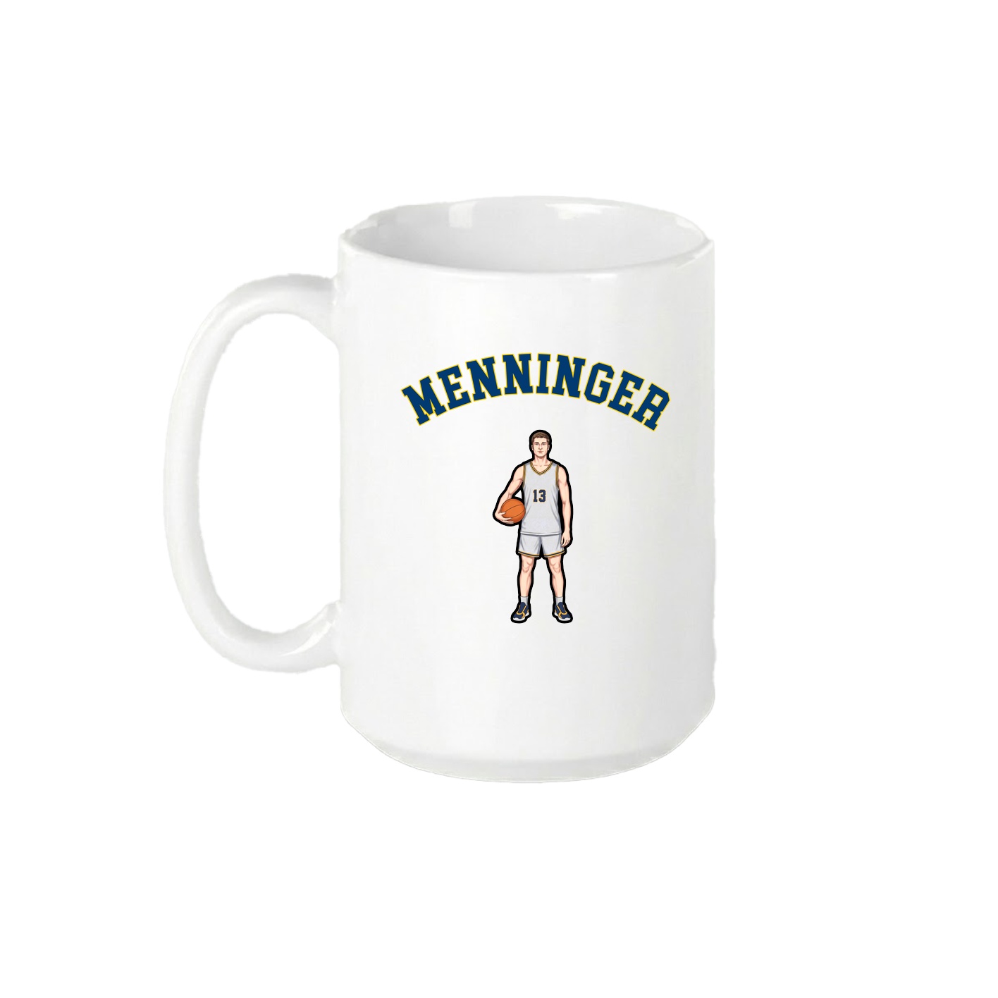 15oz Coffee Mug — Shirsey Arch in White