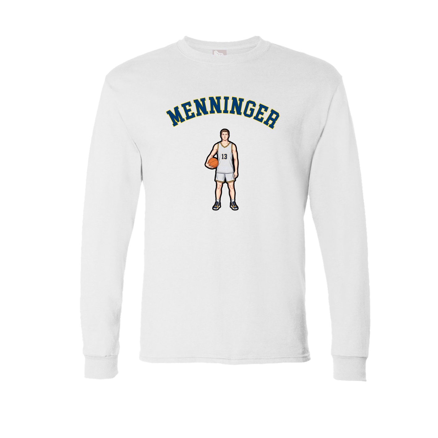 Long Sleeve Tee — Shirsey Arch in White